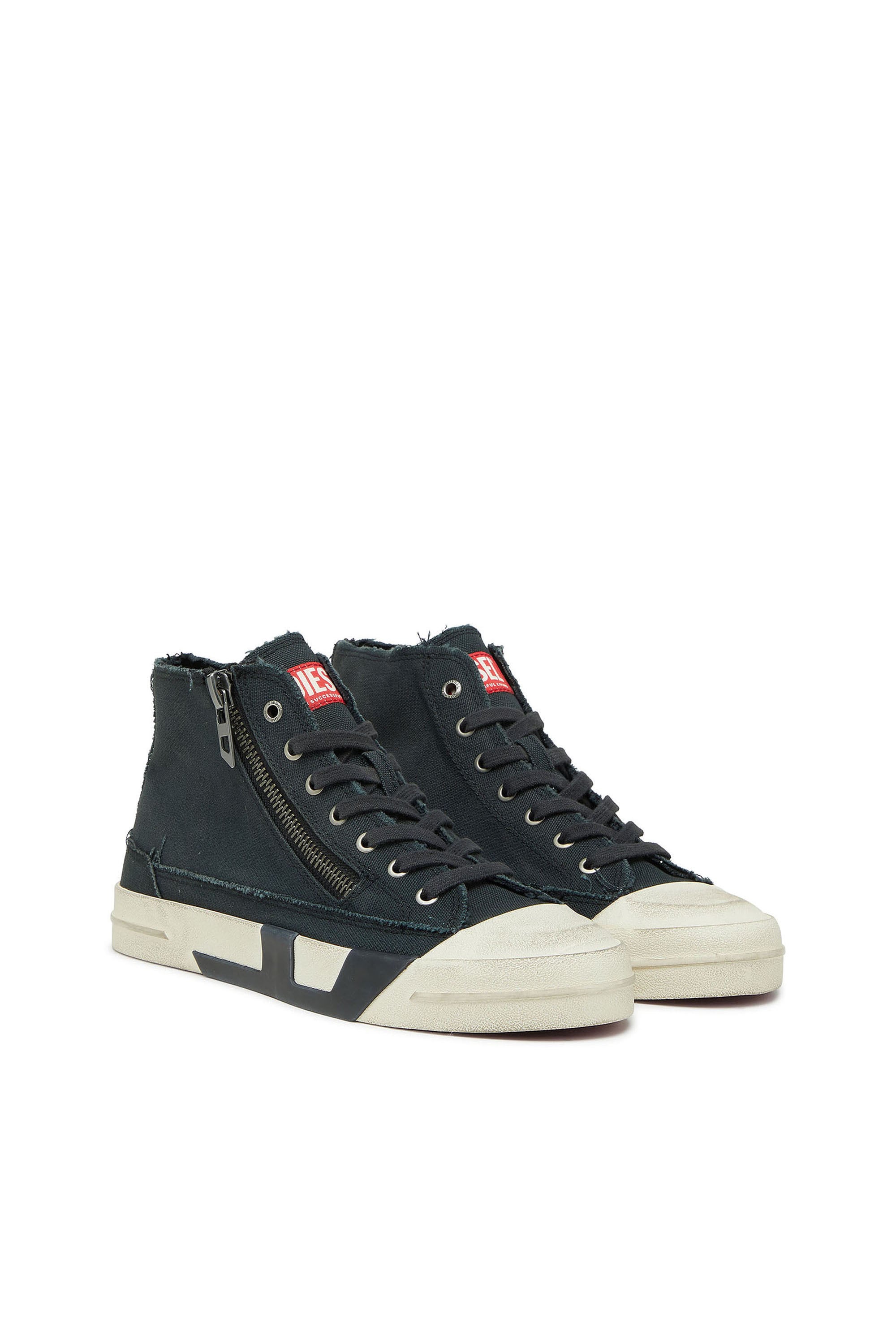 Diesel - S-D-VERSE ZIP MID II, Male's ミッドカットスニーカー in ブラック - 2
