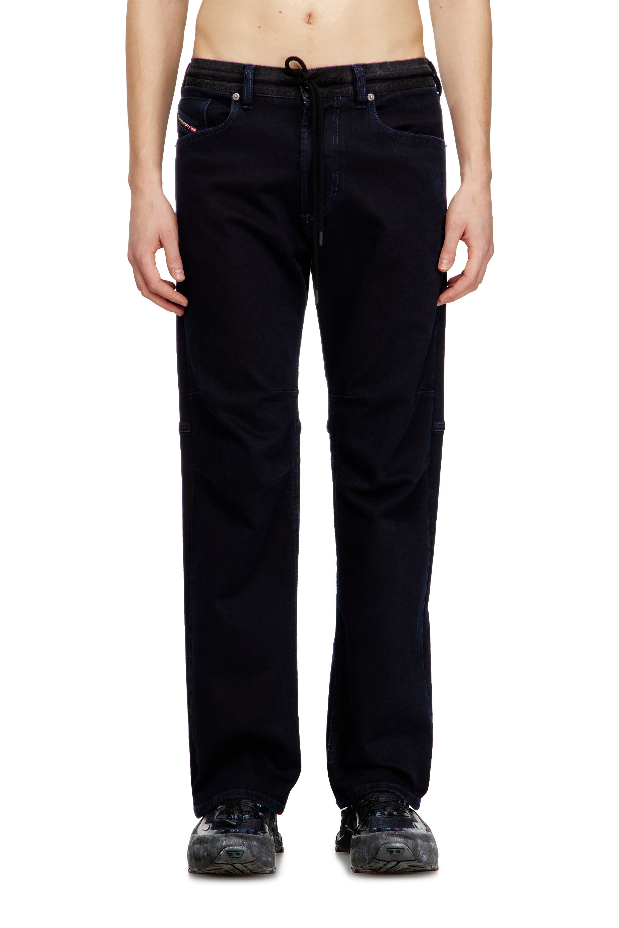 Diesel - Male's Relaxed D-Reel-d Joggjeans&reg; 09N81, ダークブルー - 3