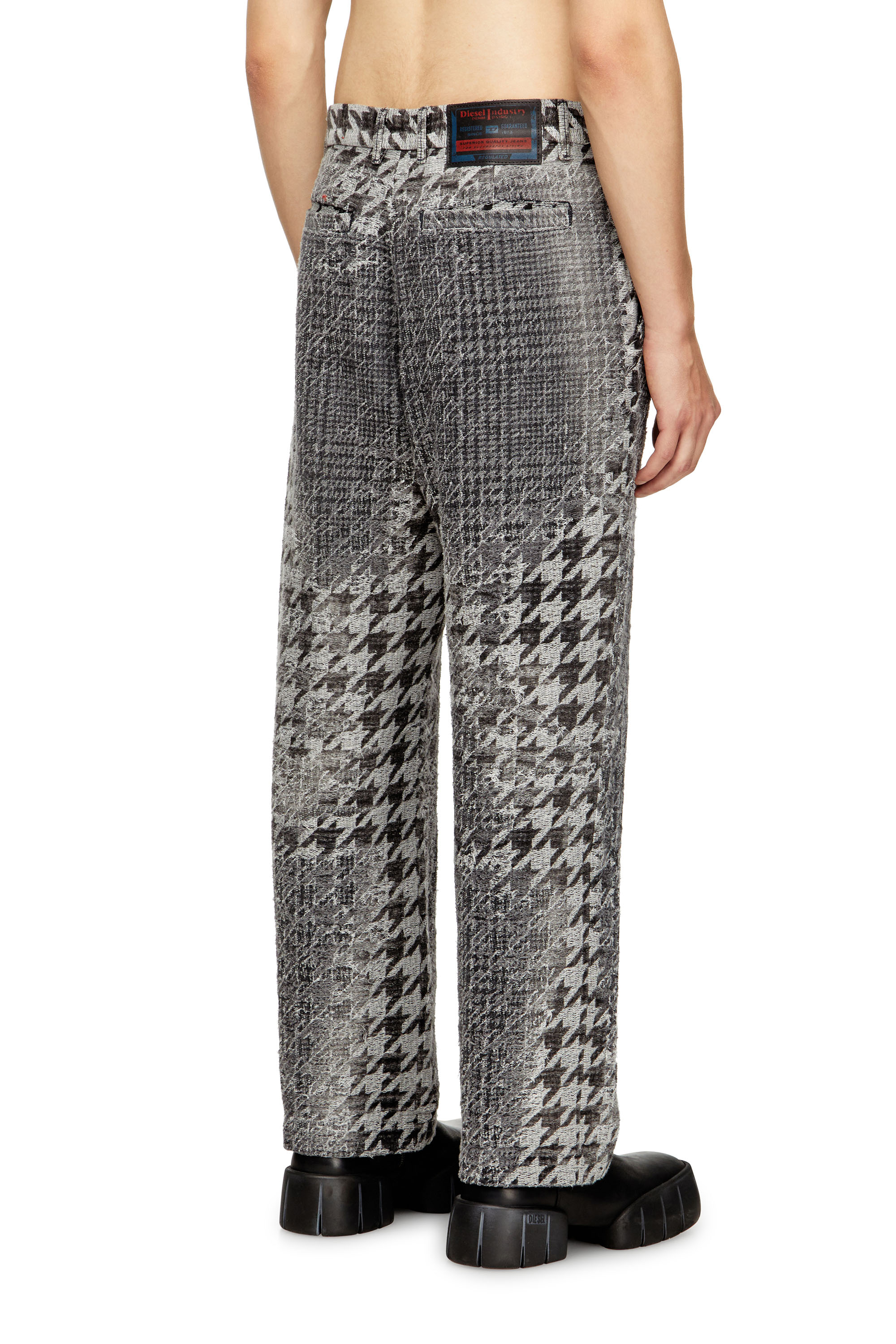 Diesel - Male's Regular Jeans D-Eber 0CEBN, ブラック/ダークグレー - 4