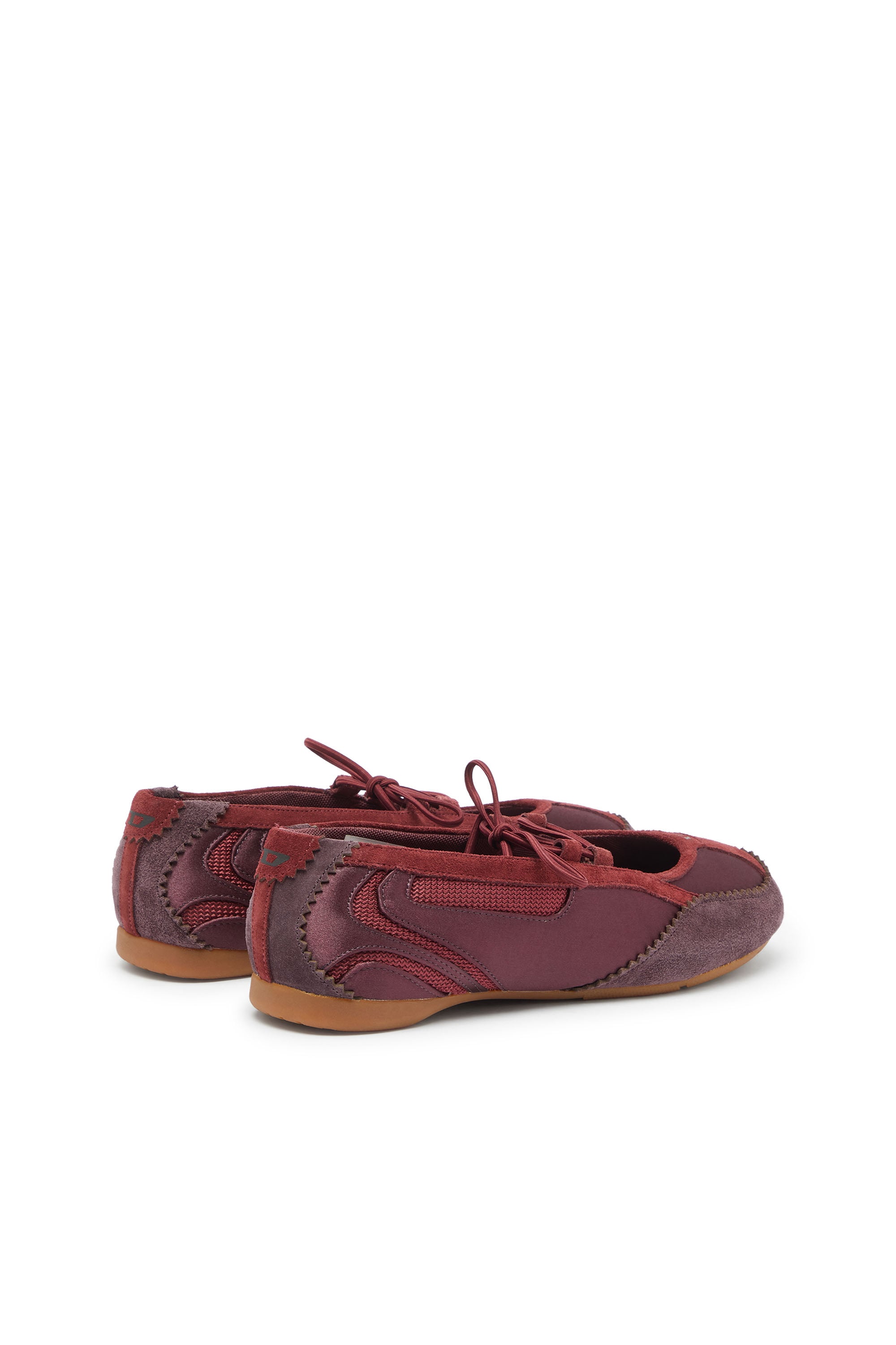 Diesel - D-MILE BALLERINA LACE UP II W, Female's バレエスニーカー in バーガンディー - 3