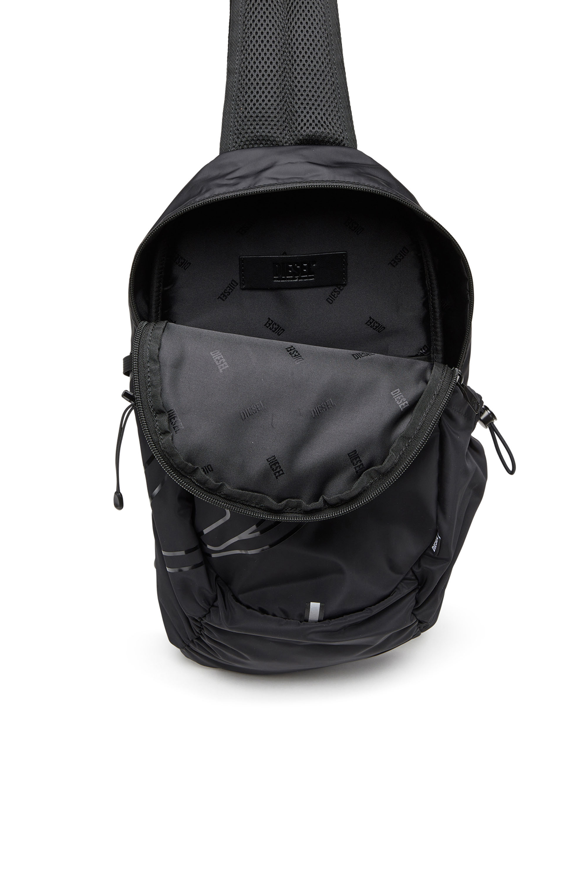 Diesel - DRAPE SLING BAG, ブラック - Image 4