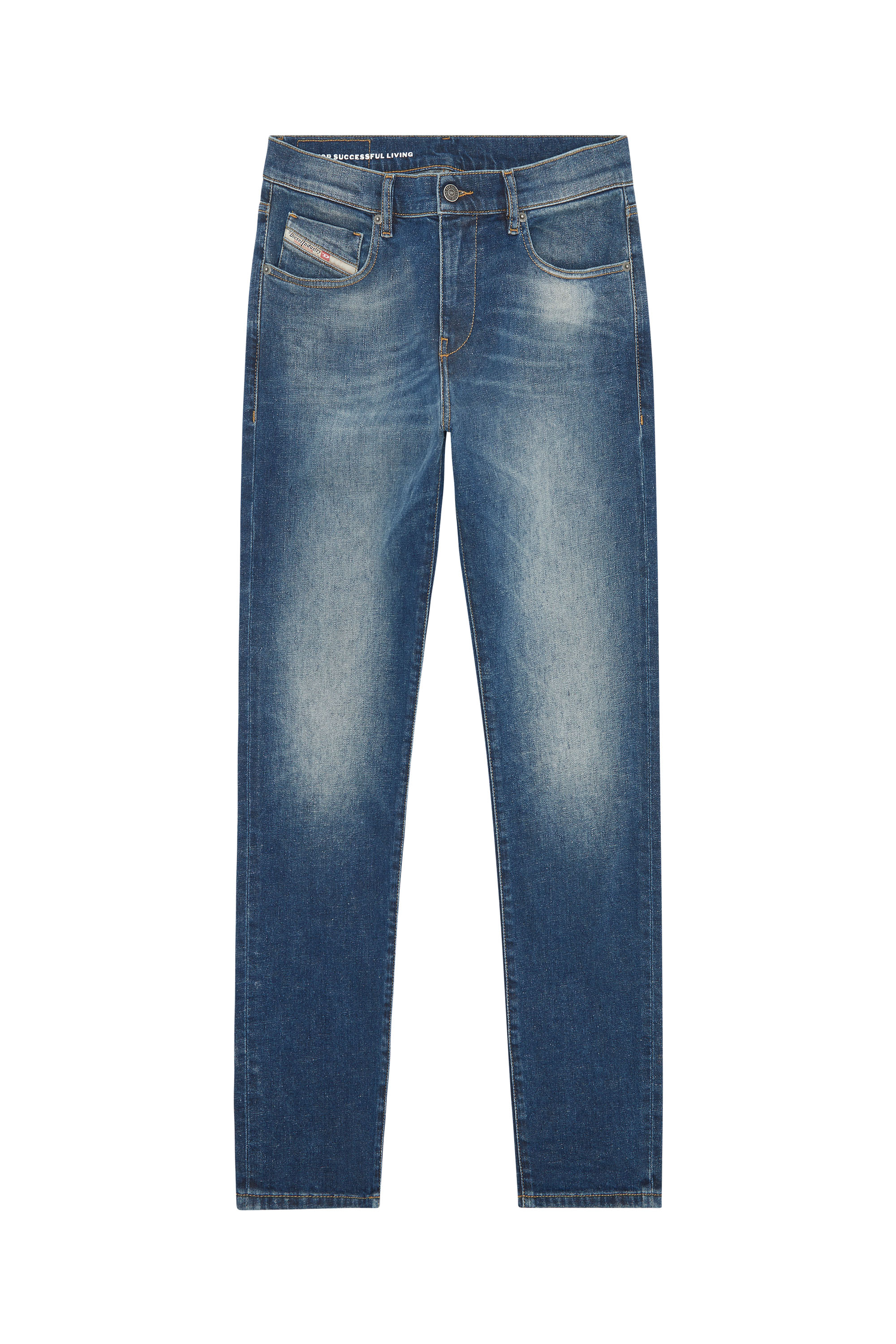 Diesel - Slim Jeans 2019 D-Strukt 09F39, ダークブルー - Image 1