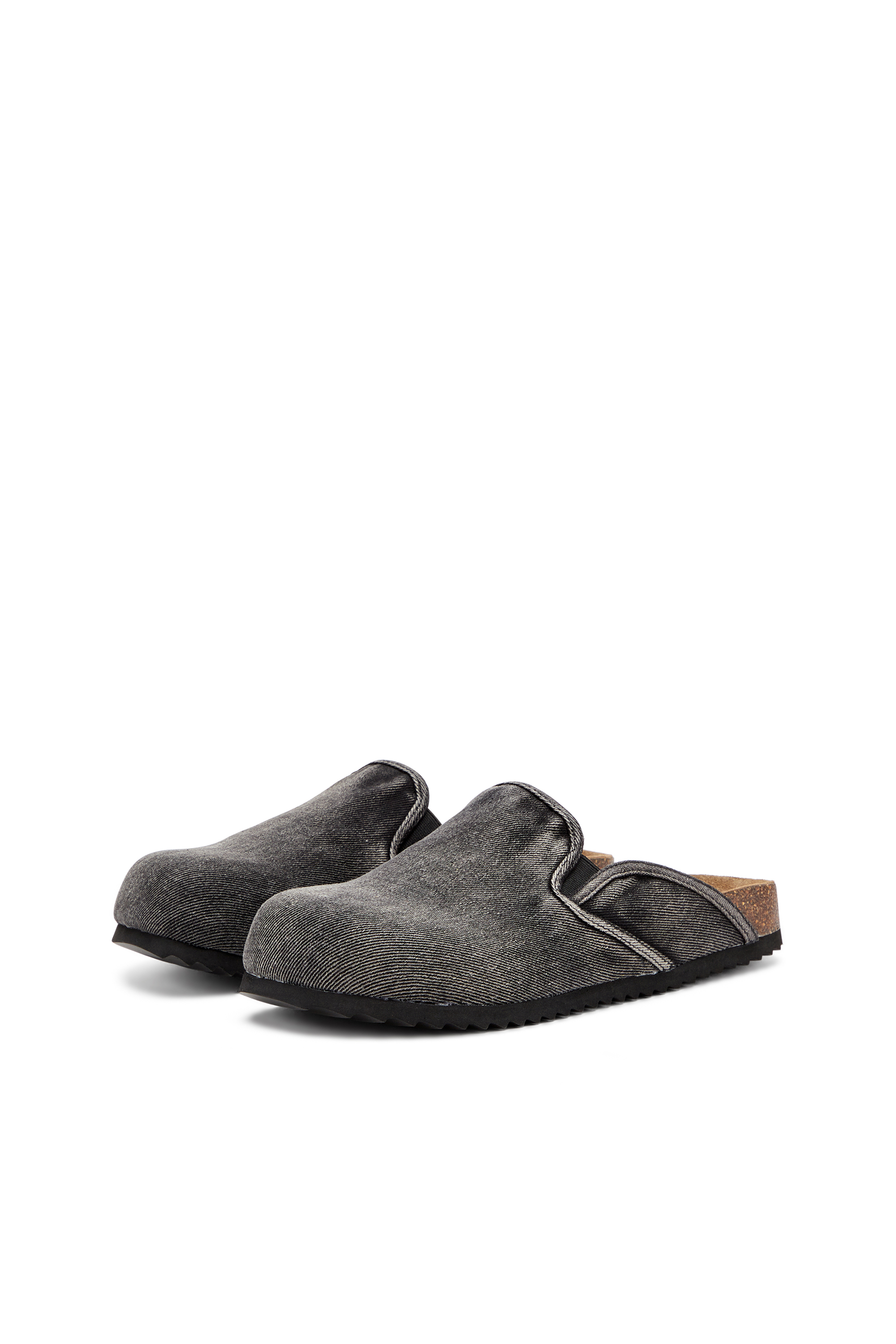 D-WOODSTOCK SLIP-ON, ブラック Diesel - D-WOODSTOCK SLIP-ON, Male's デニムスリッポンミュール in ブラック - 8
