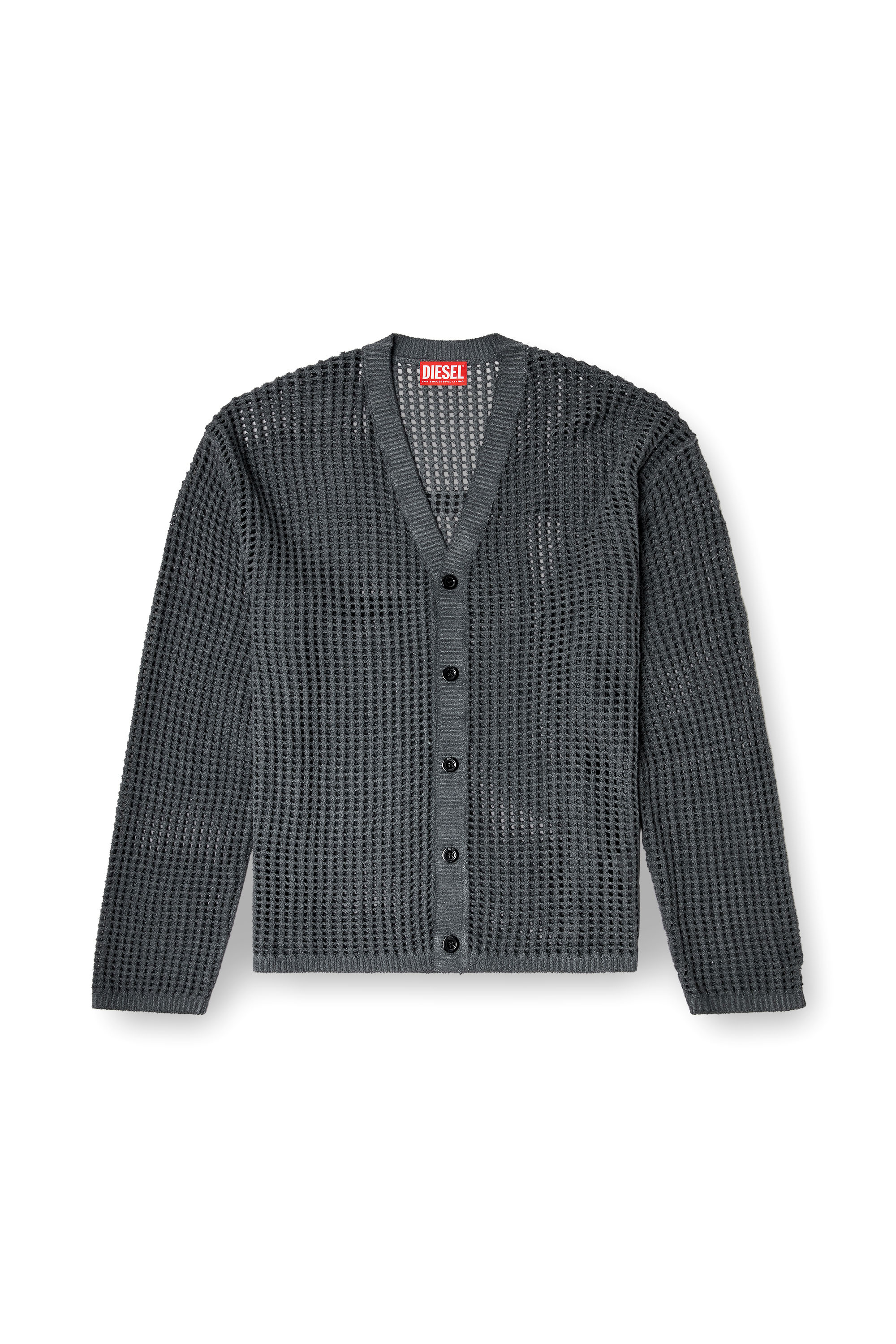 Diesel - K-ROQUETE, Male's カーディガン in グレー - 2