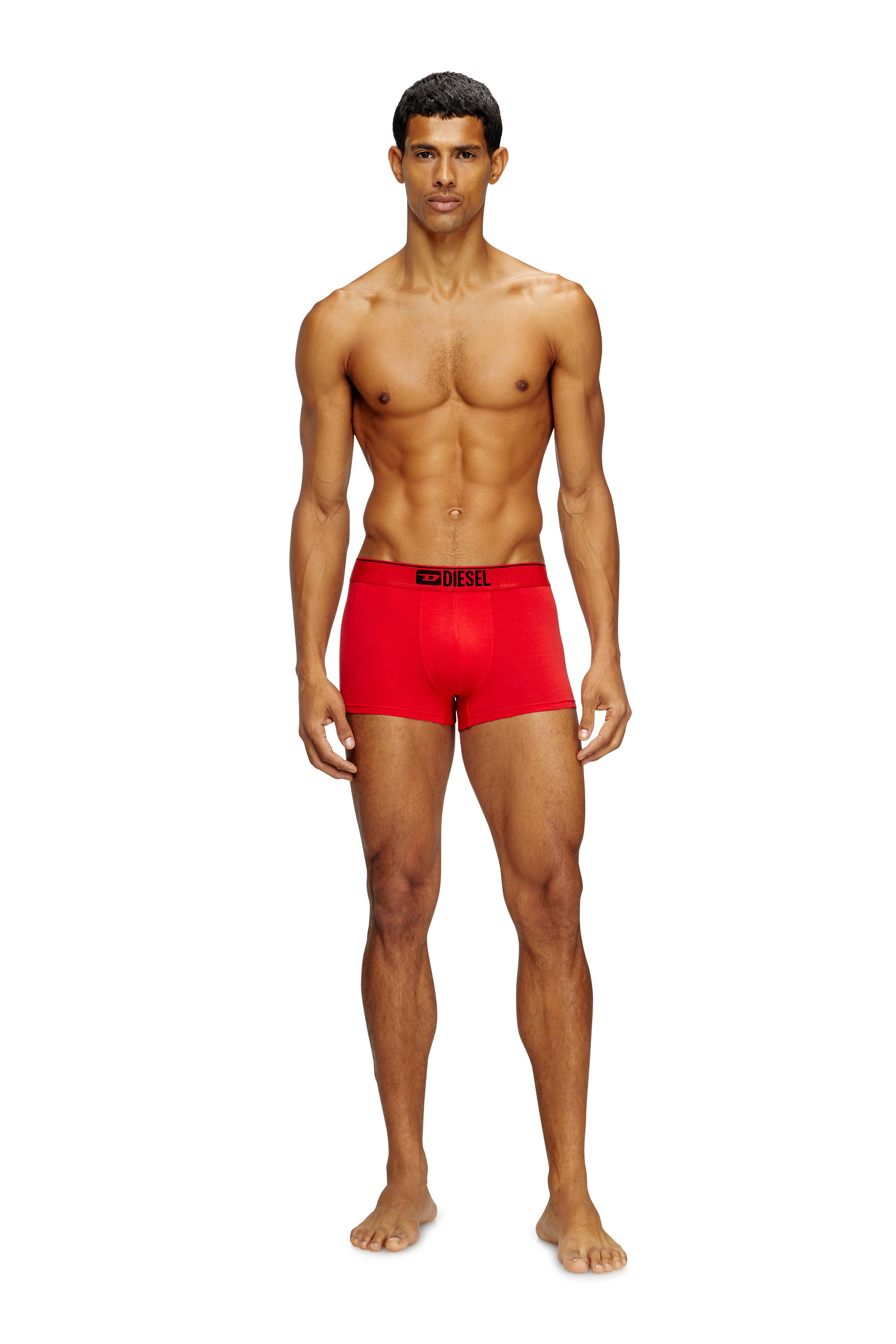 Diesel - UMBX-DAMIENTHREEPACK, Male's ボクサーパンツ 3枚パック in レッド/ブラック - 3
