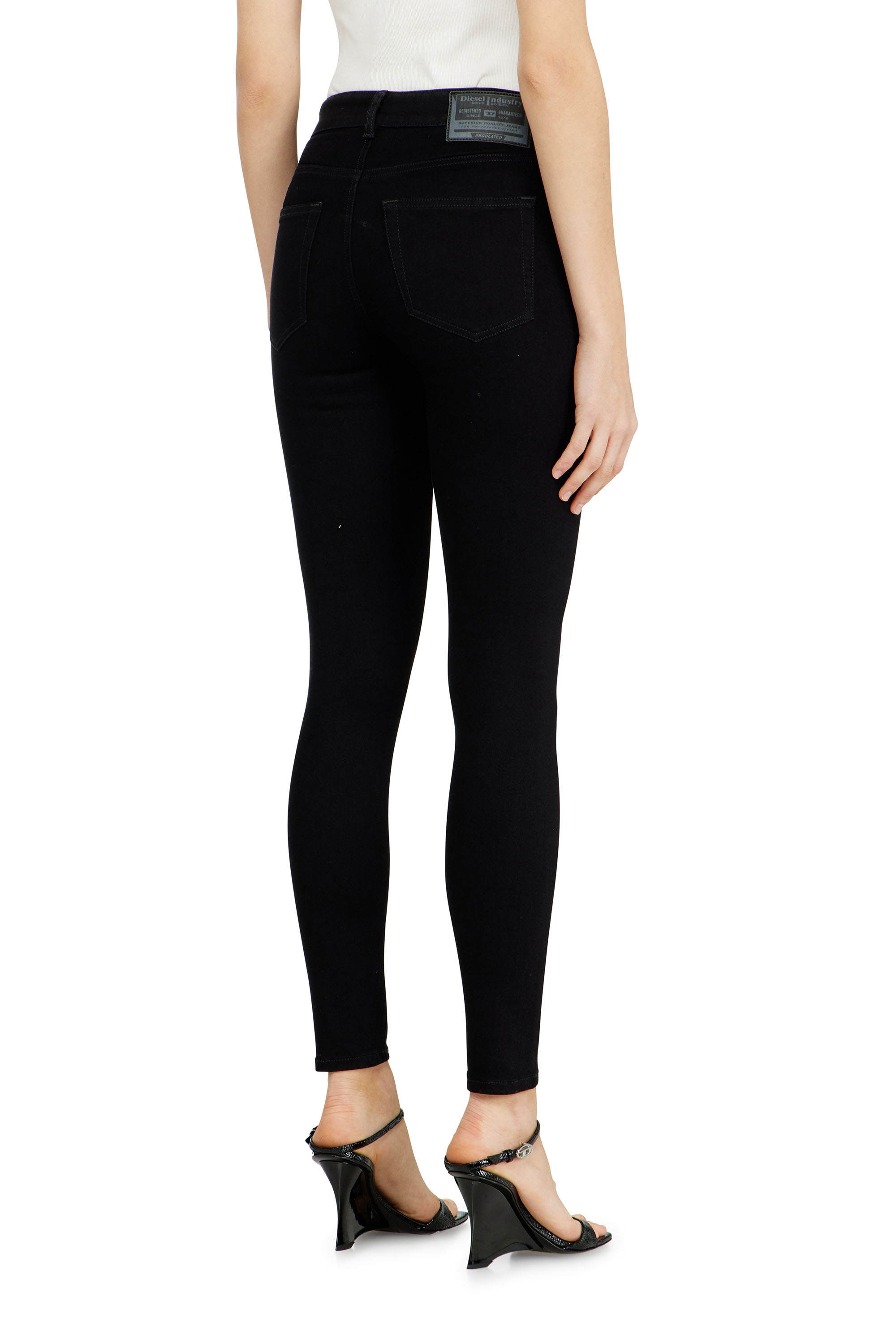 Diesel - Female's Skinny Jeans 2017 Slandy 069EF, ブラック/ダークグレー - 5