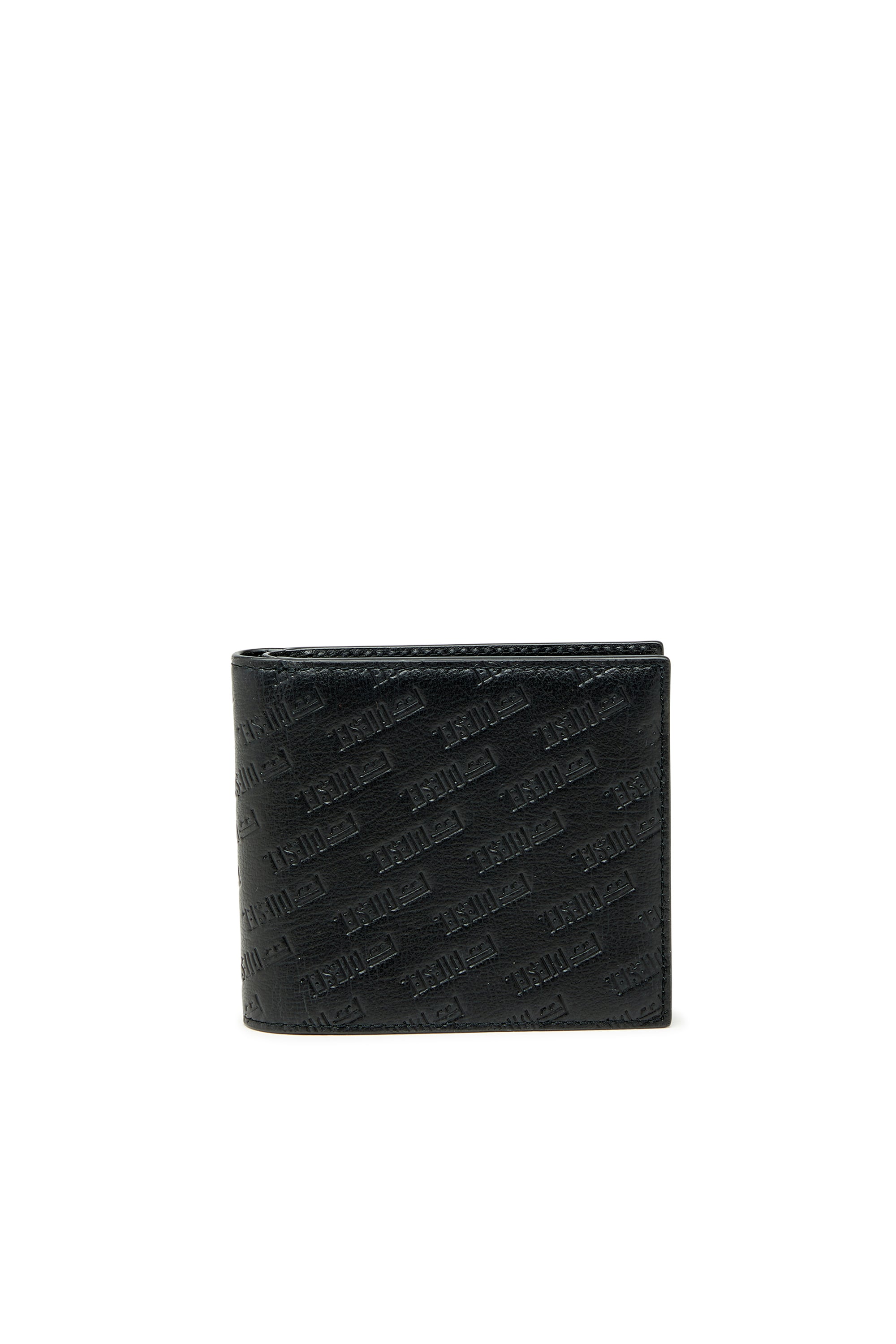Diesel - MONOGRAM BI-FOLD COIN S 3D, Male's 二つ折りウォレット in ブラック - 1