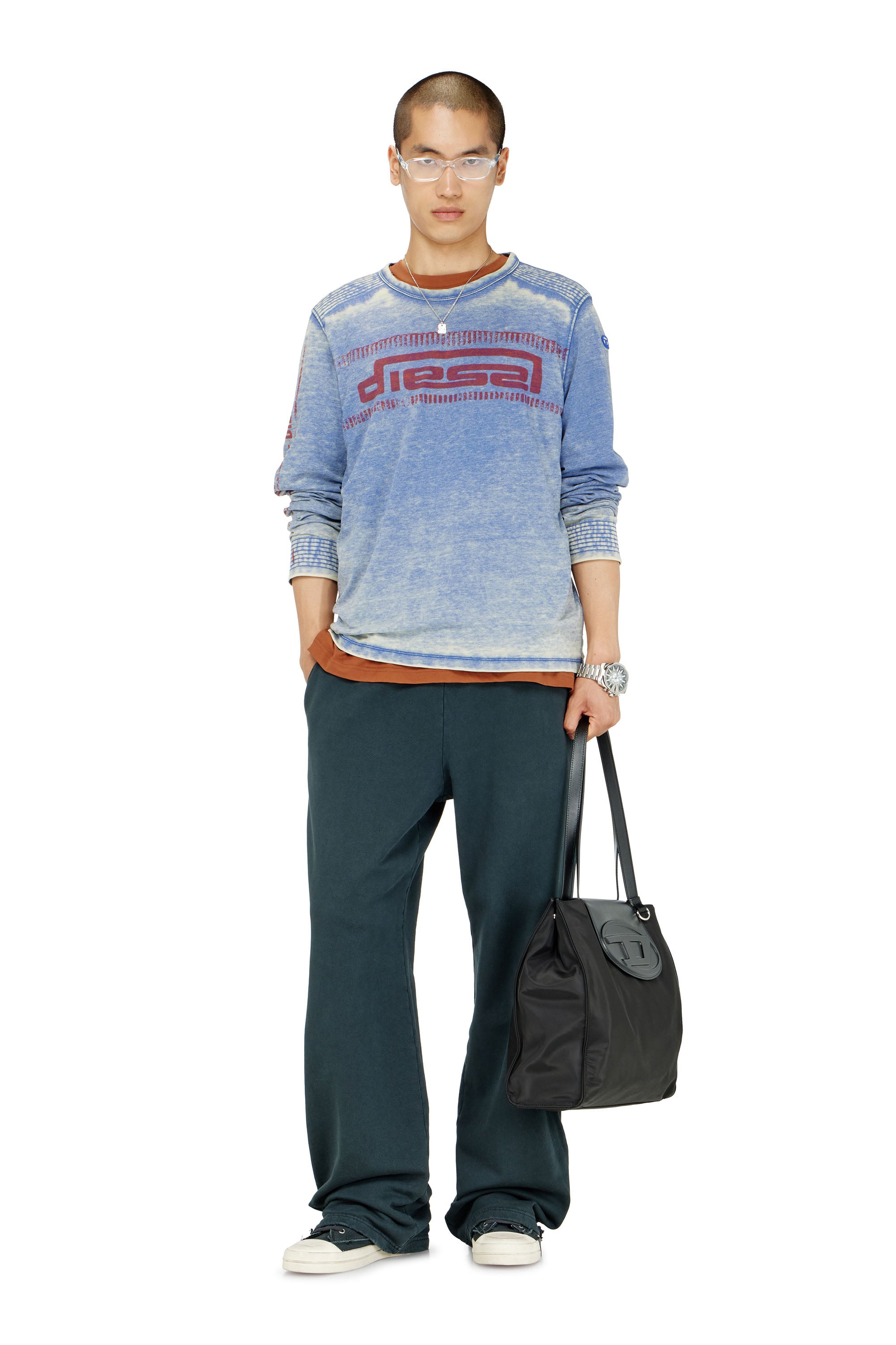 Diesel - P-MARTAINS-CRYSTALS, Male's スウェットパンツ in null - 1