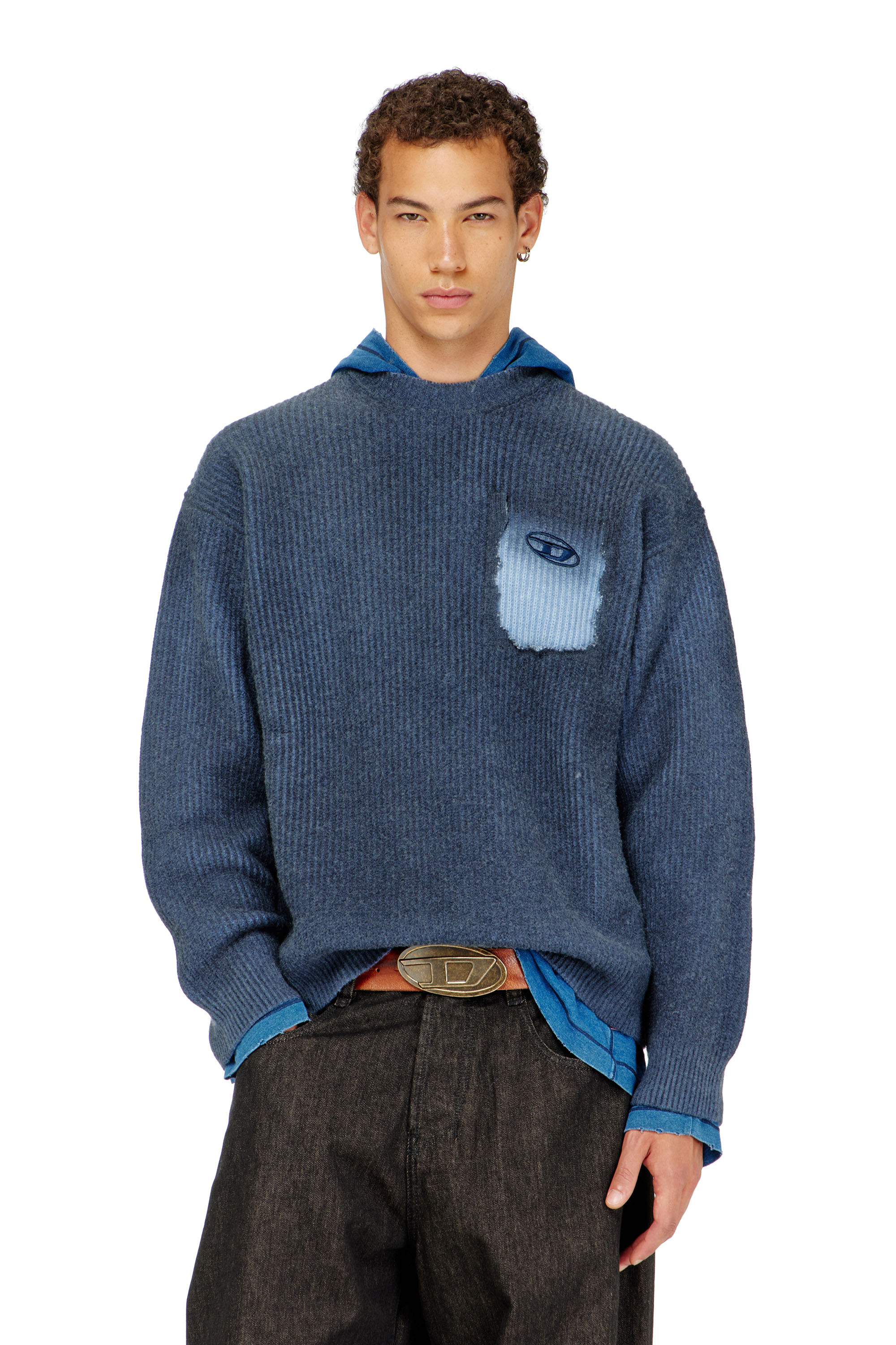 Diesel - K-PICKLER, Male's プルオーバーニット in null - 1