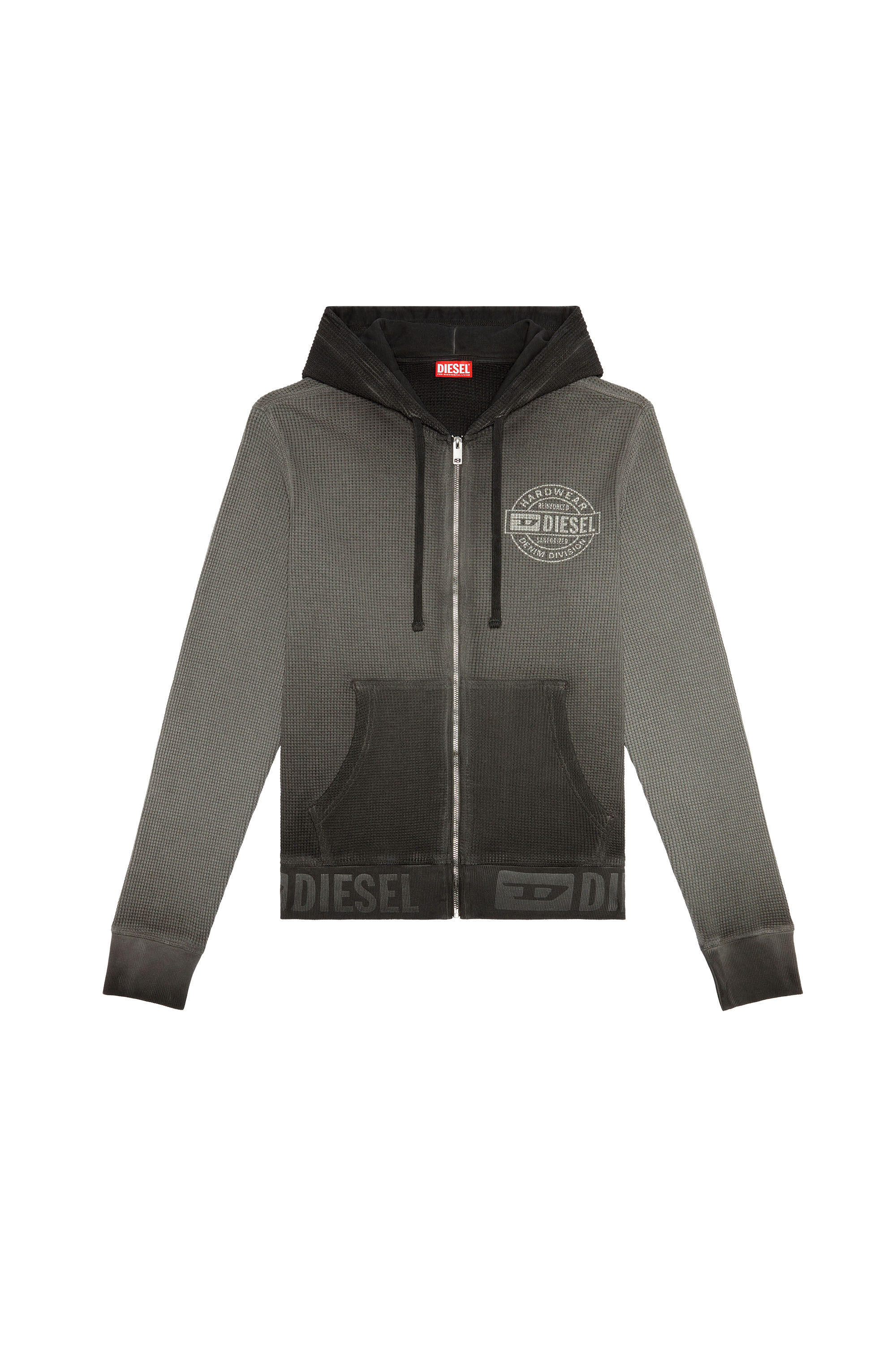 Diesel - S-GINAFY-HOOD-ZIP, ダークグレー - Image 2