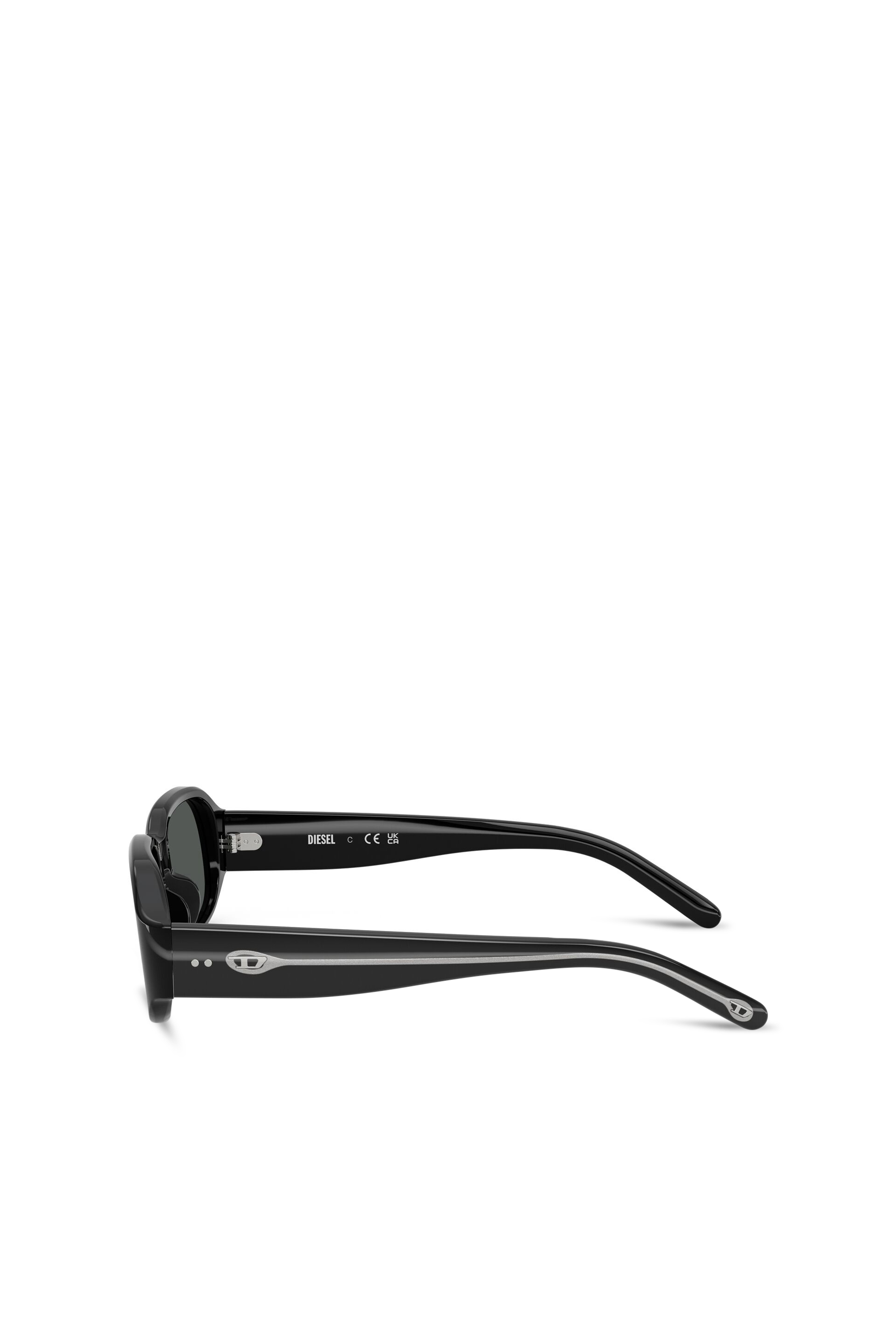 Diesel - 0DL2009U, Unisex's Rectangle sunglasses in ブラック - 5