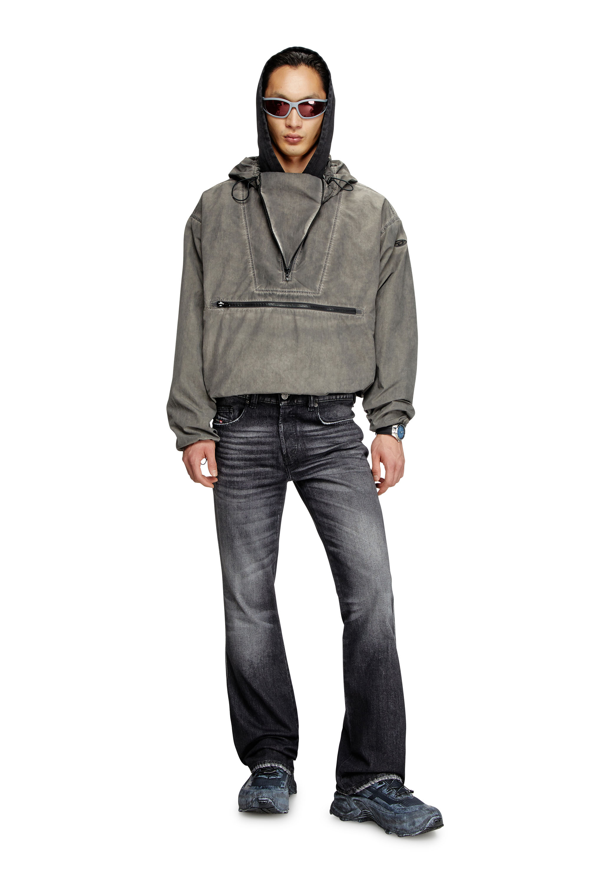 Bootcut Jeans 1998 D-Buck 09L50, ブラック/ダークグレー Diesel - Male's Bootcut Jeans 1998 D-Buck 09L50, ブラック/ダークグレー - 1