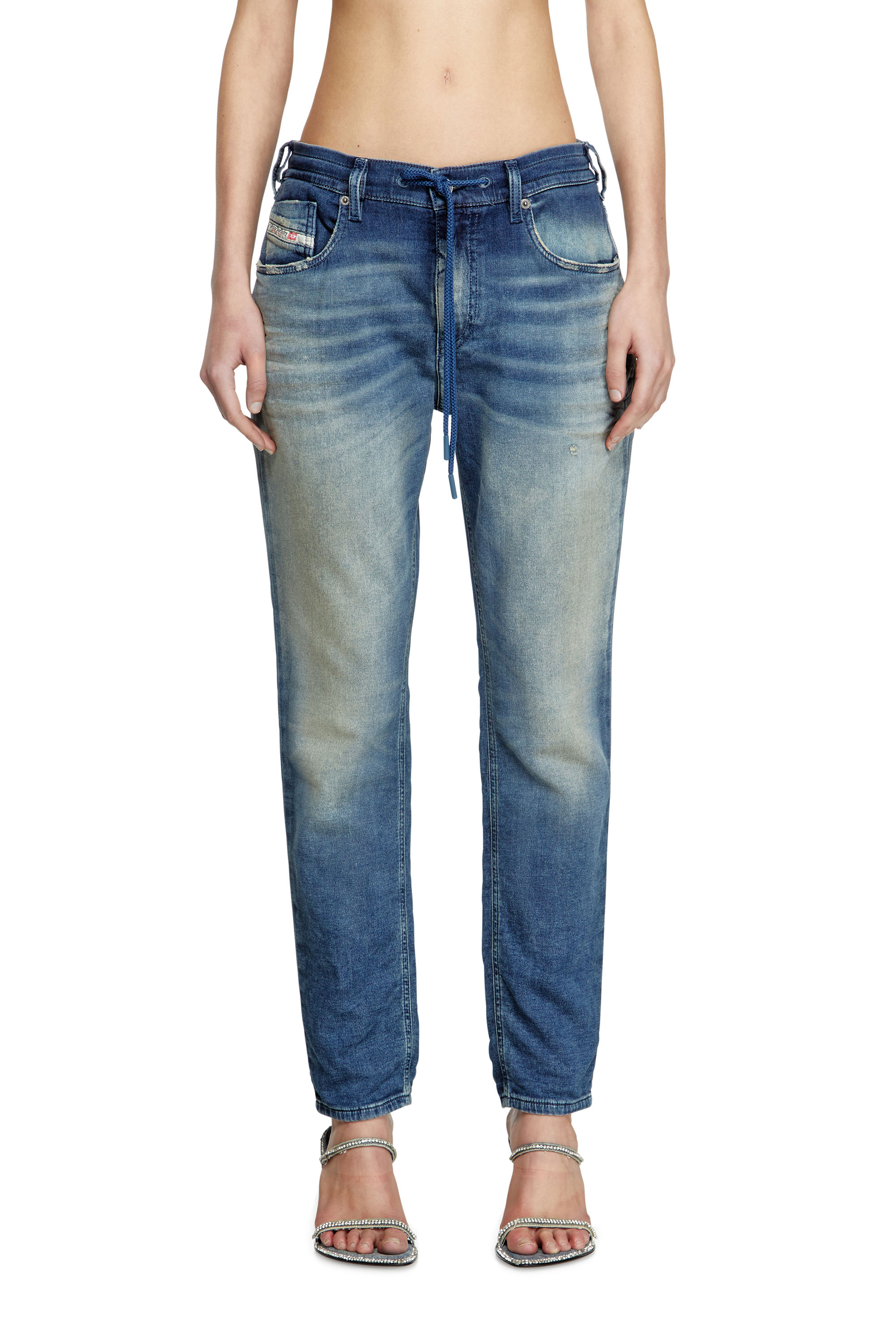 Diesel - Female's Regular 2031 D-Krailey Joggjeans® 068PQ, ミディアムブルー - 3