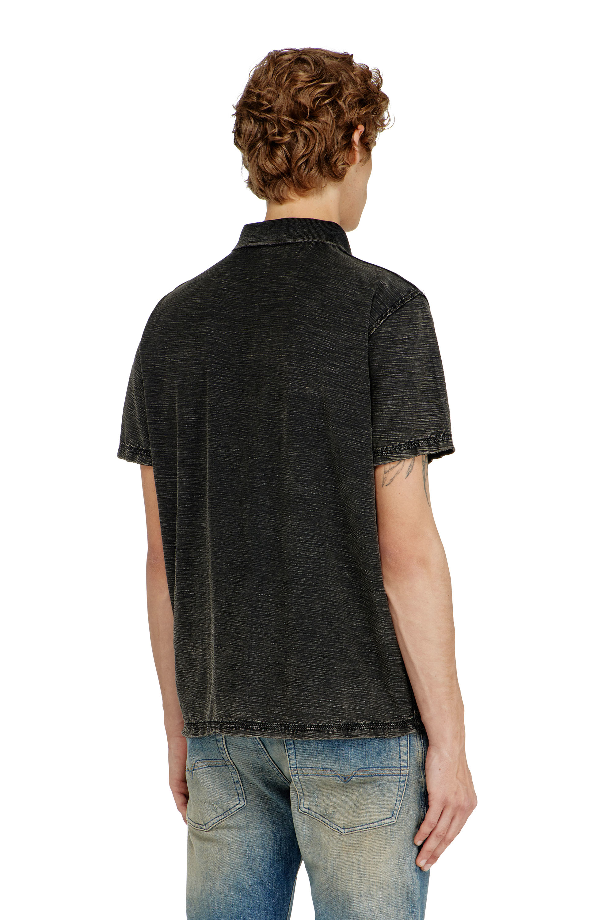 Diesel - T-ARDY-POLO, Male's ポロシャツ in ブラック - 4