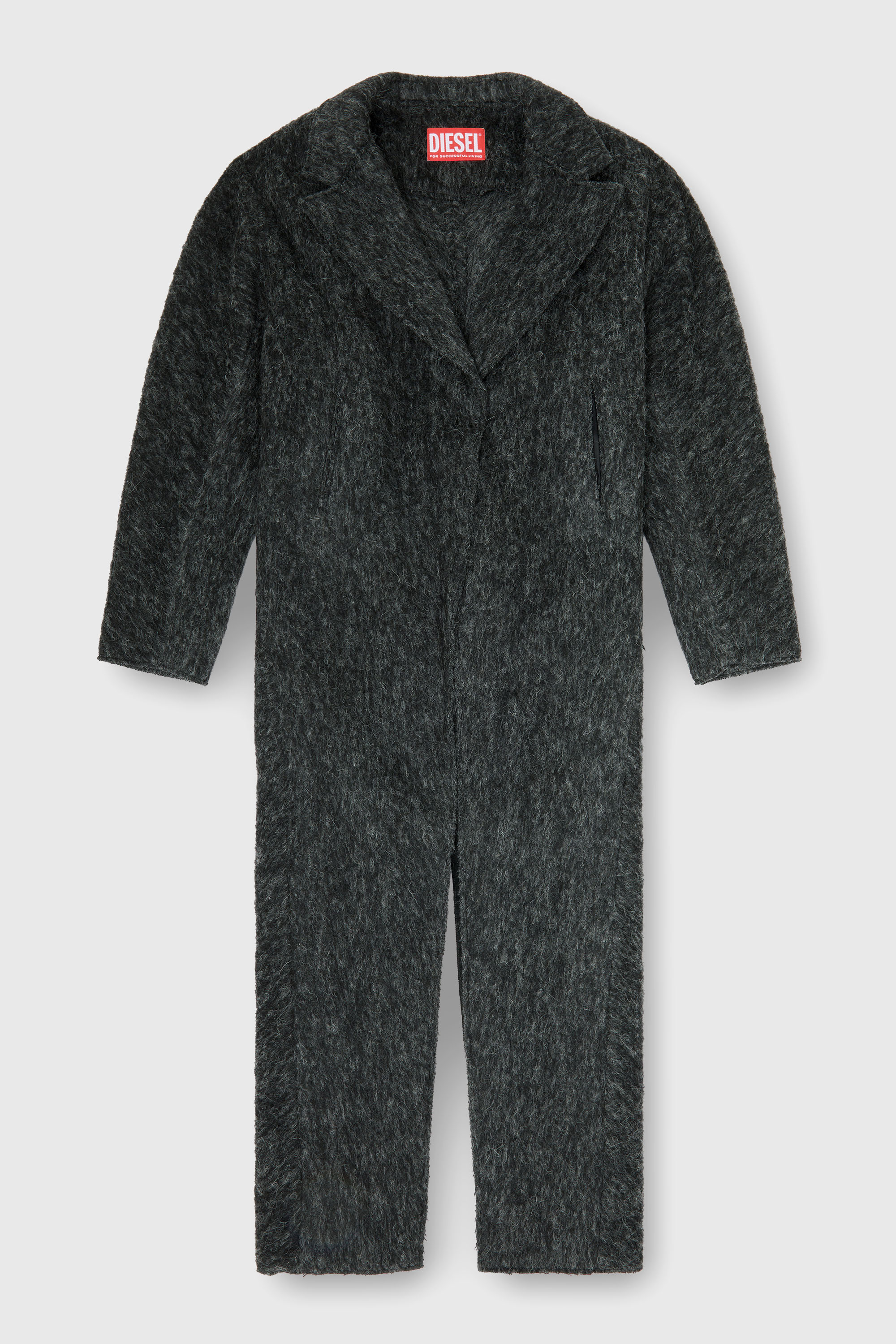 Diesel - W-SAYTA, Female's Long coat in wool and alpaca blend in null - 2