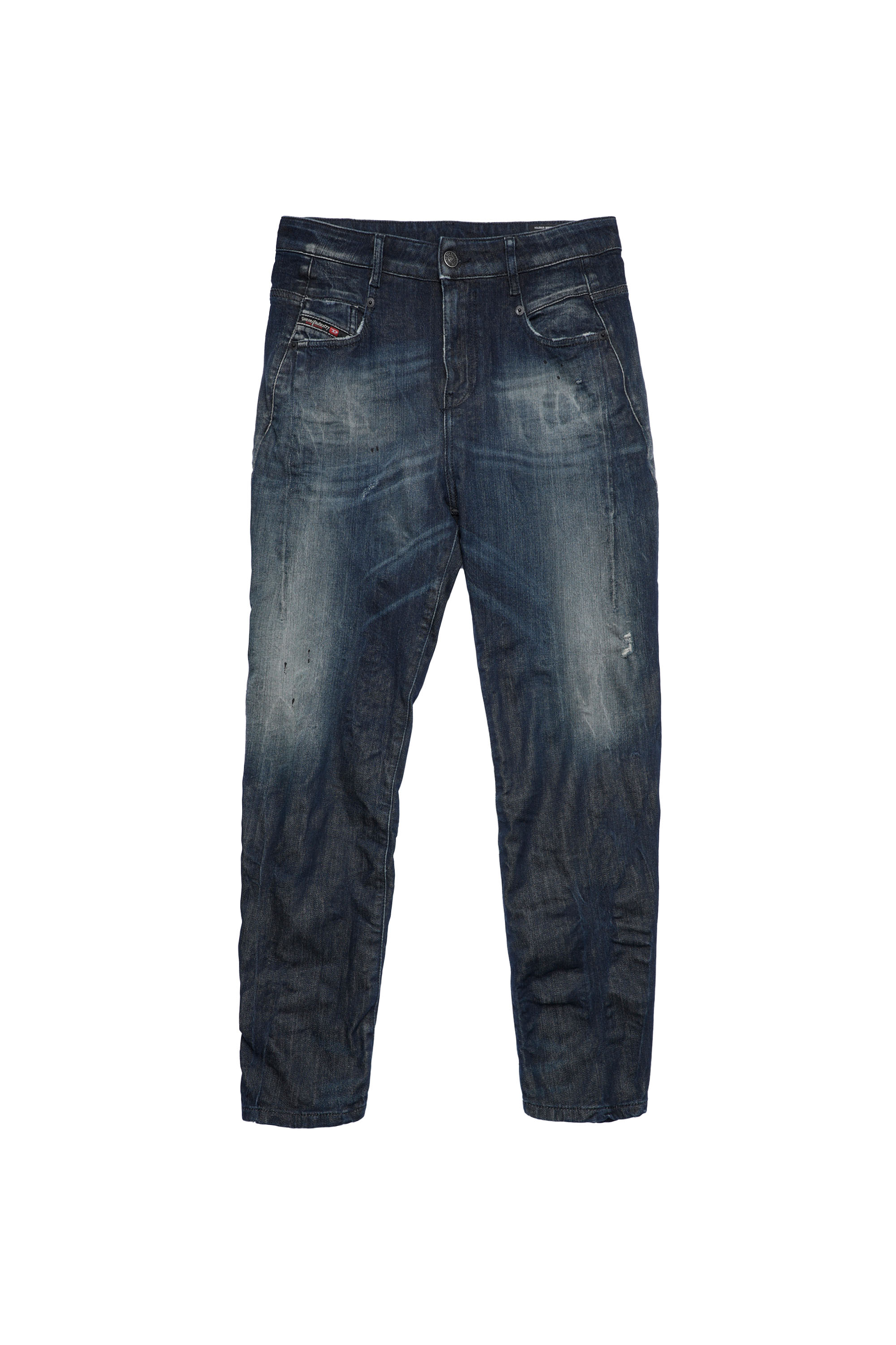 DIESEL】ウィメンズ ジョグジーンズ: ハイウエストテーパードデニム 