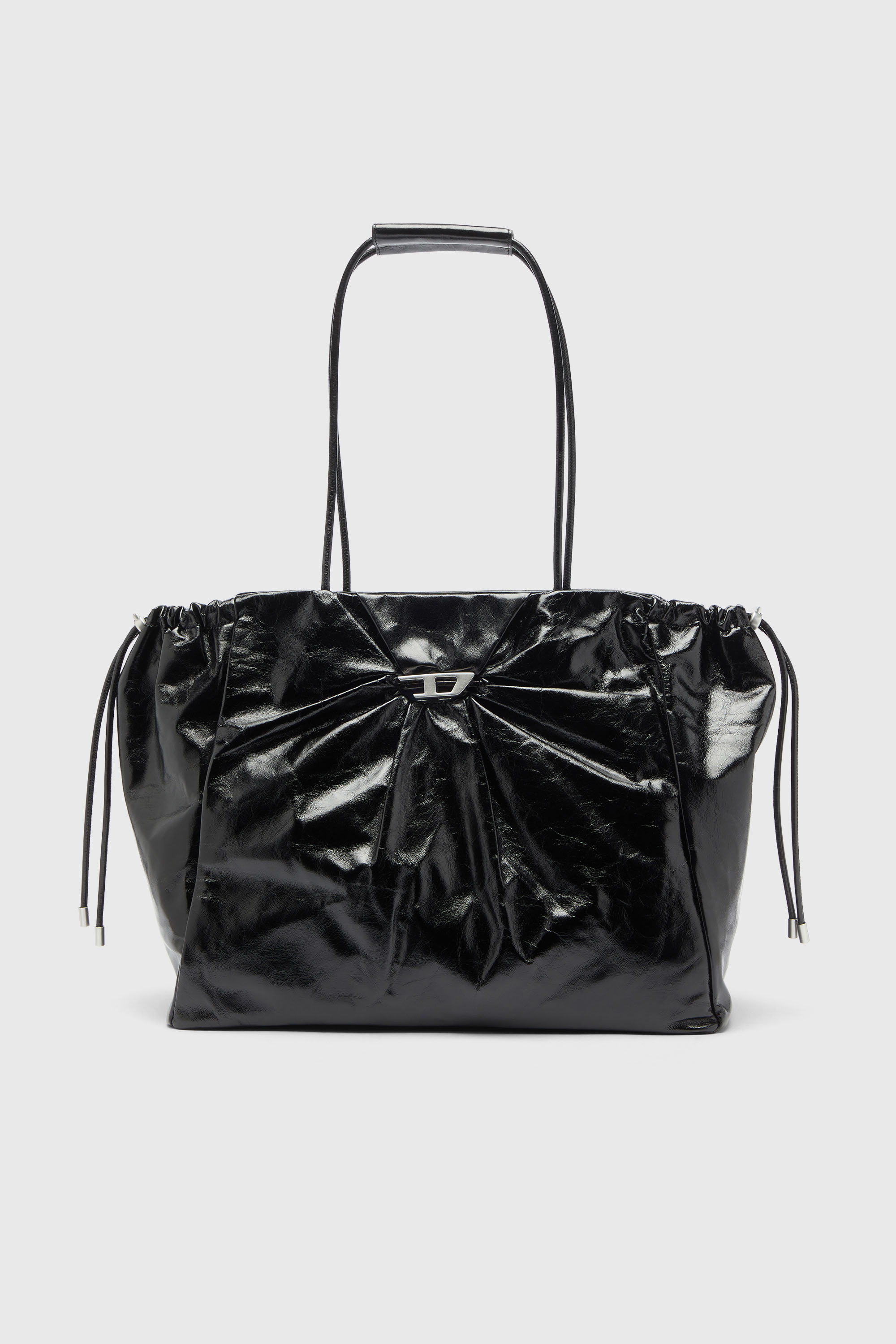 Diesel - SCRUNCH-D TOTE E/W, Female's トートバッグ in ブラック - 1