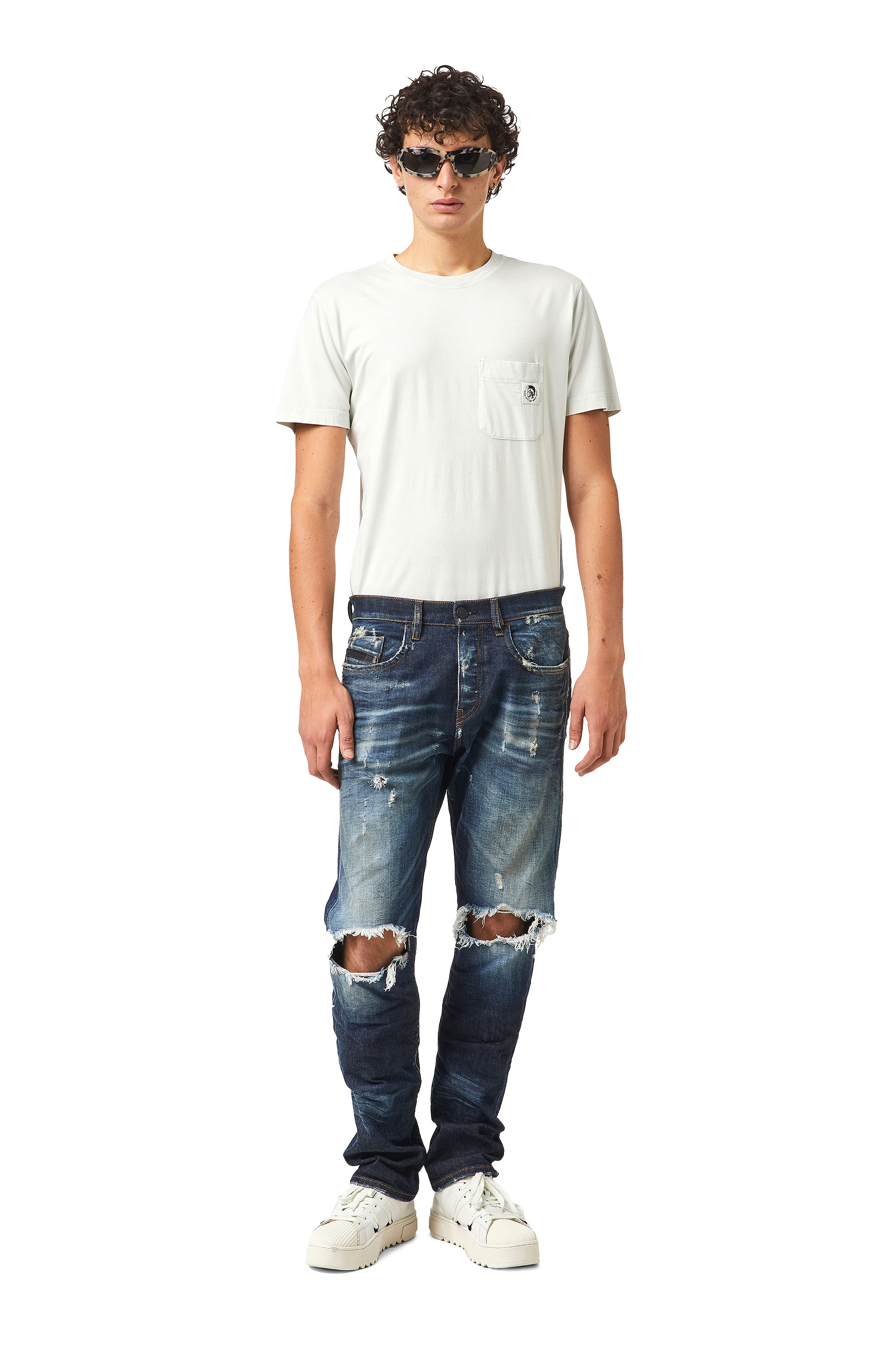 2020 D-VIKER 09B46 Straight Jeans, Diesel - 2020 D-VIKER 09B46 Straight Jeans, - Image 1