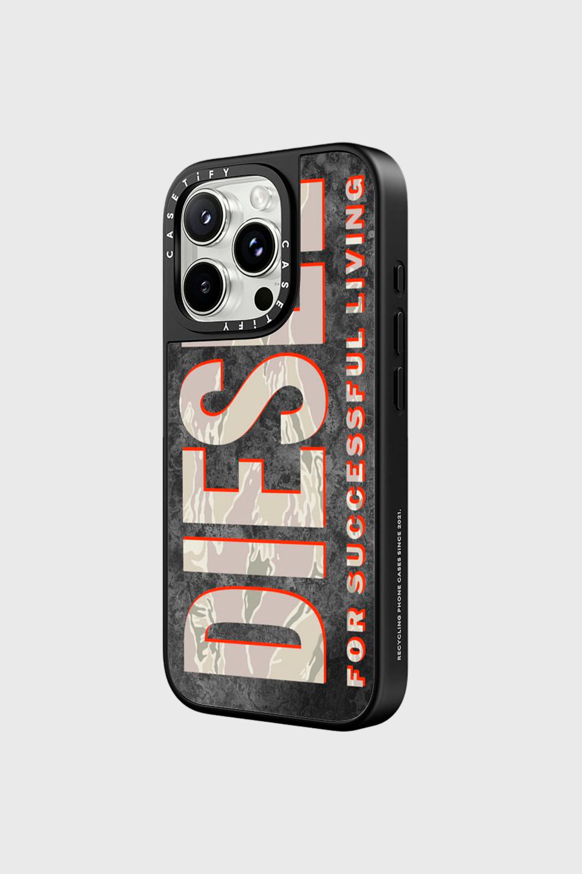 Diesel - 60331 CASETIFY MOULDED CASE, Unisex's IPHONE 16 PRO MAX in ブラウン/ホワイト - 2