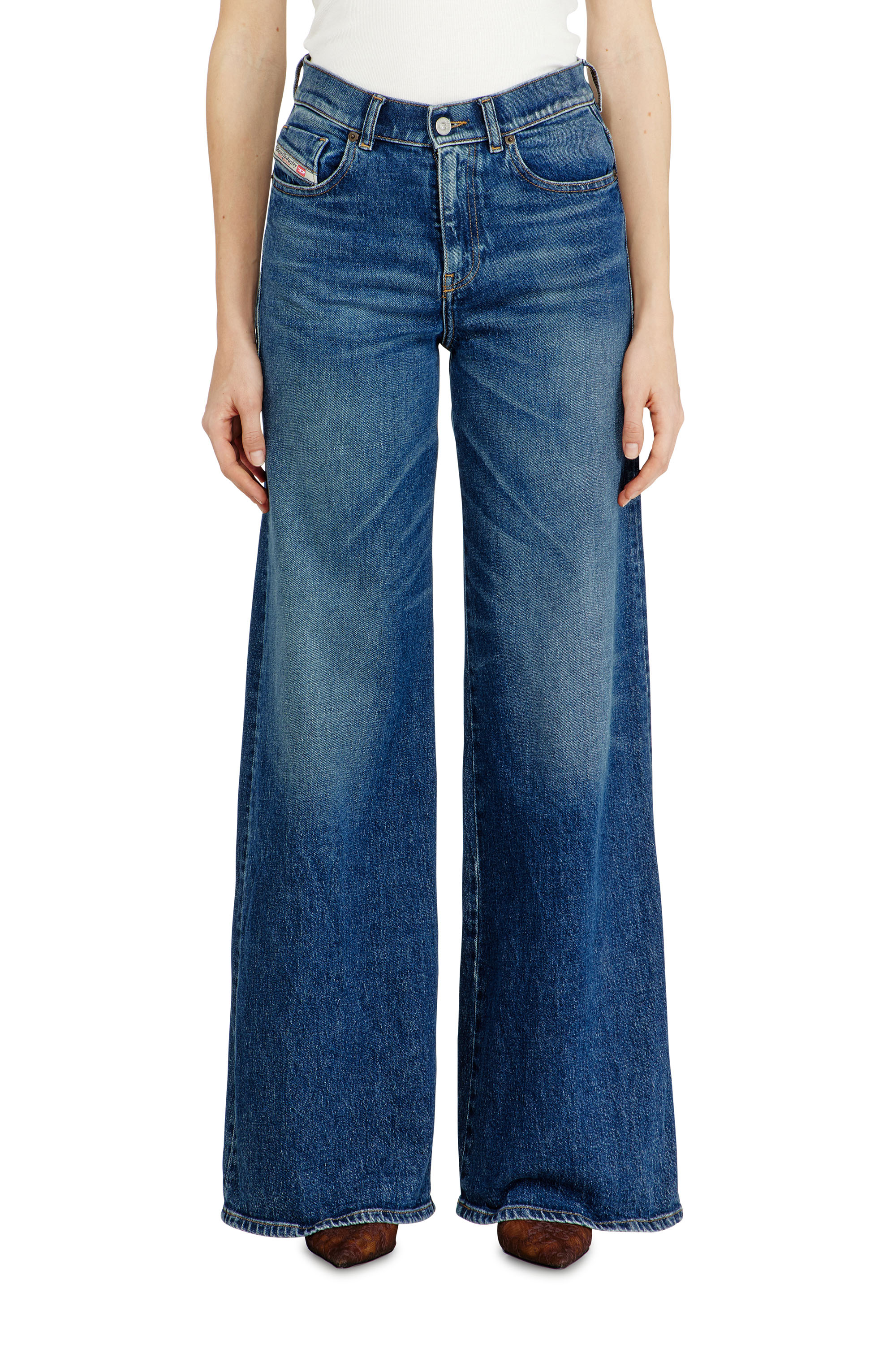 Diesel - Female's Flare Jeans 1978 D-Akemi 09L21, ミディアムブルー - 4