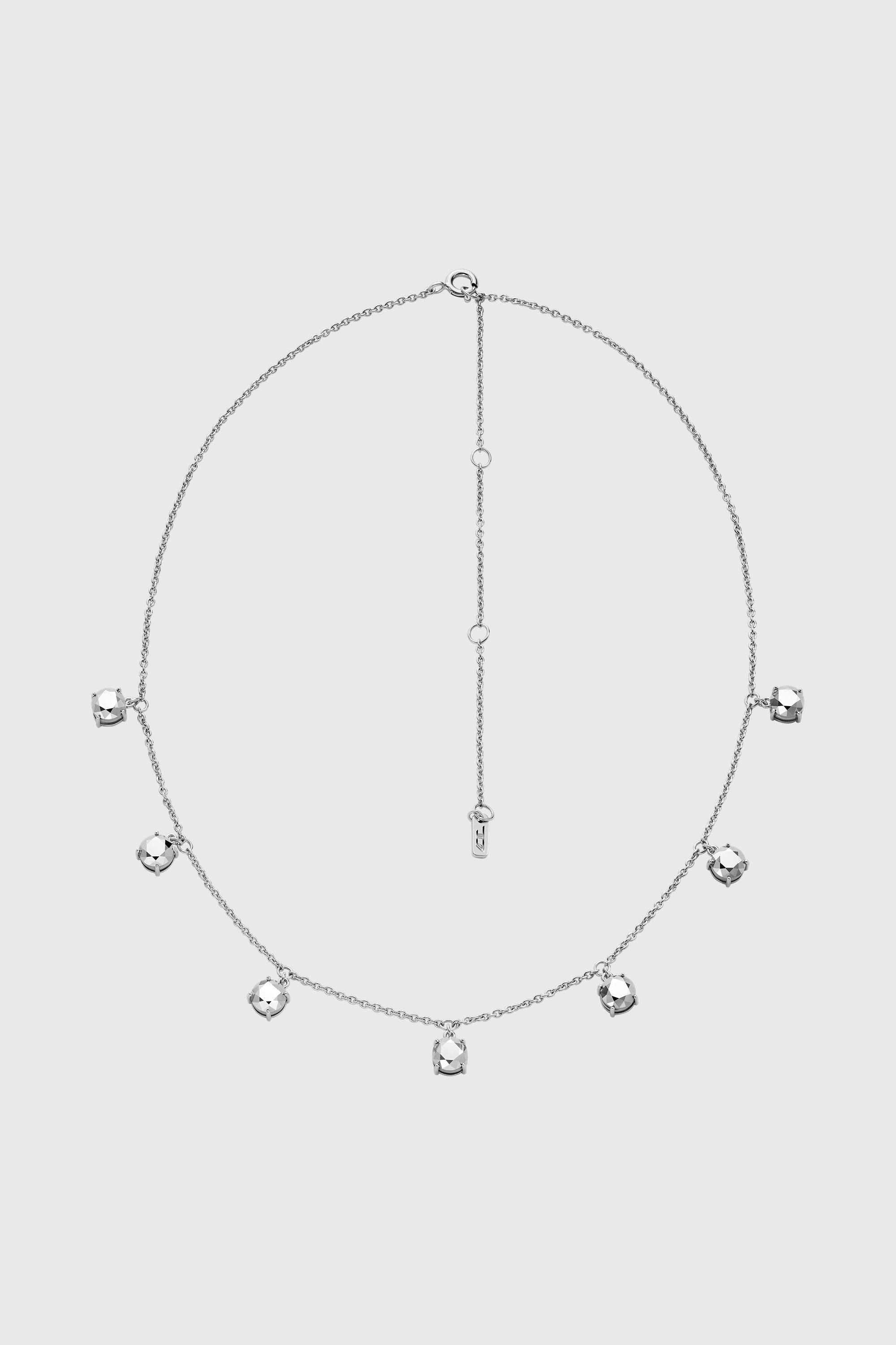 Diesel - DL1360040 STERLING SILVER JEWEL, Unisex's ネックレス in シルバー - 1