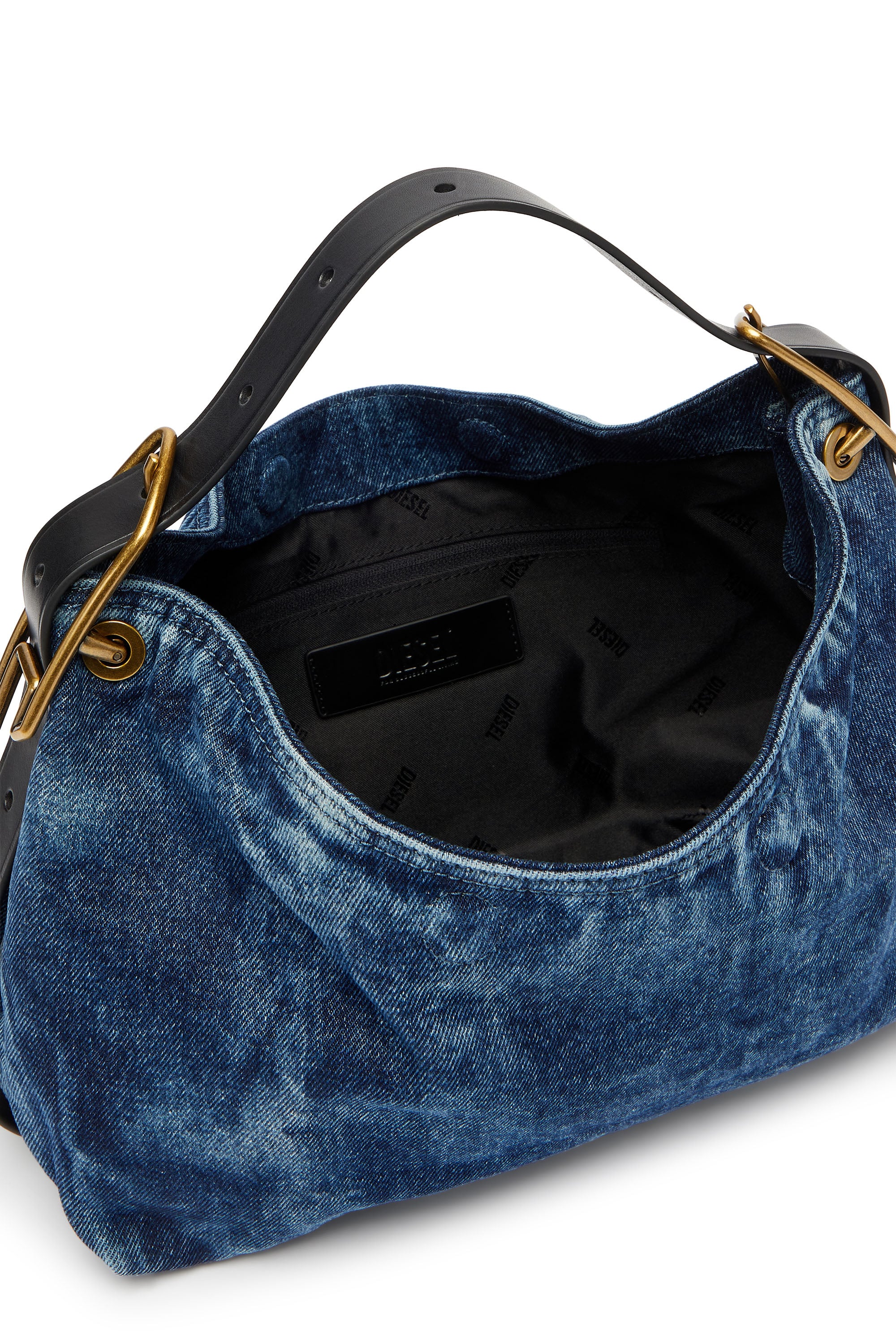 Diesel - D-LINE SHOULDER, Female's ショルダーバッグ in ミディアムブルー - 4