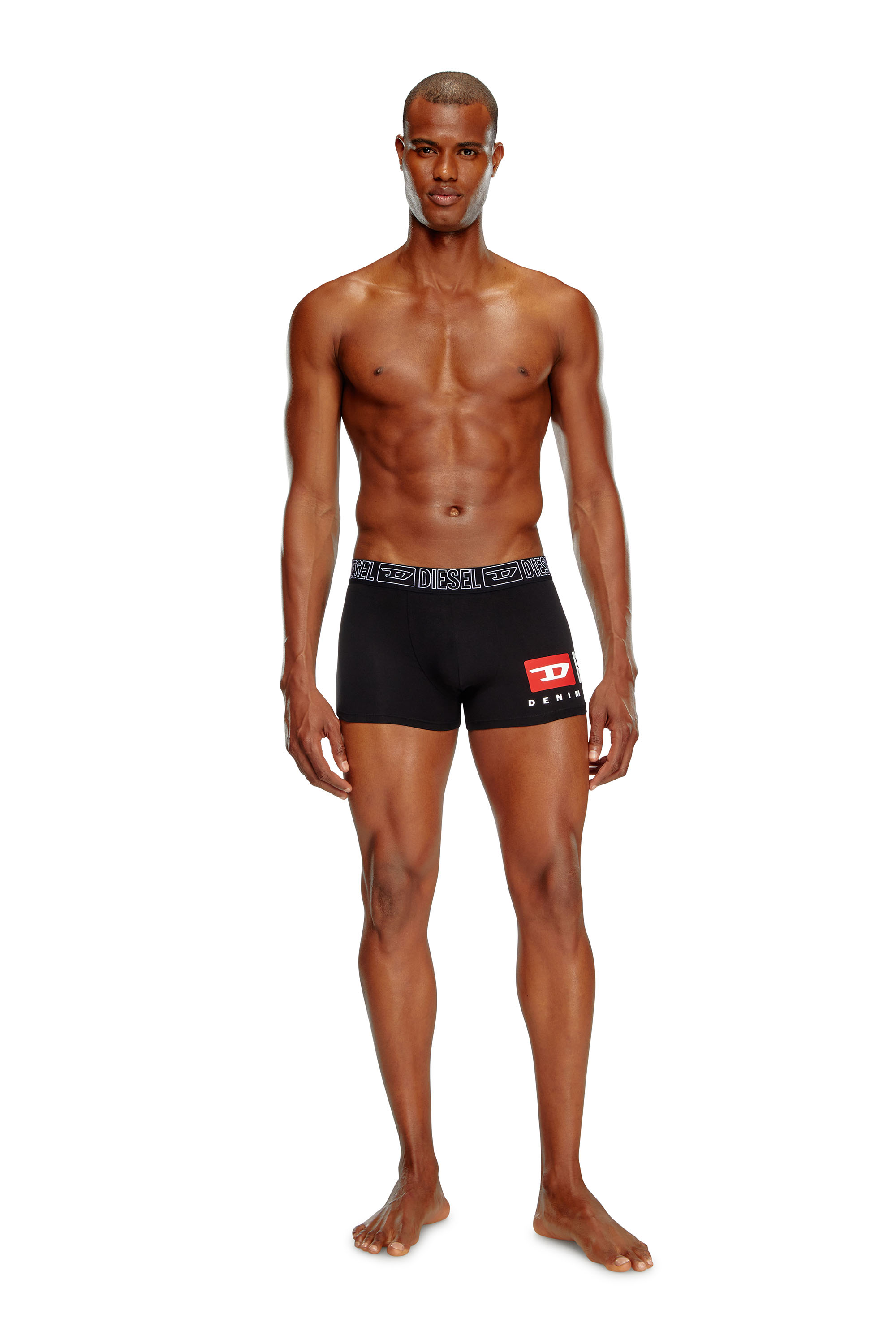 Diesel - UMBX-DAMIENTHREEPACK, Male's 3-pack of boxer briefs in stretch cotton in ブラック - 3