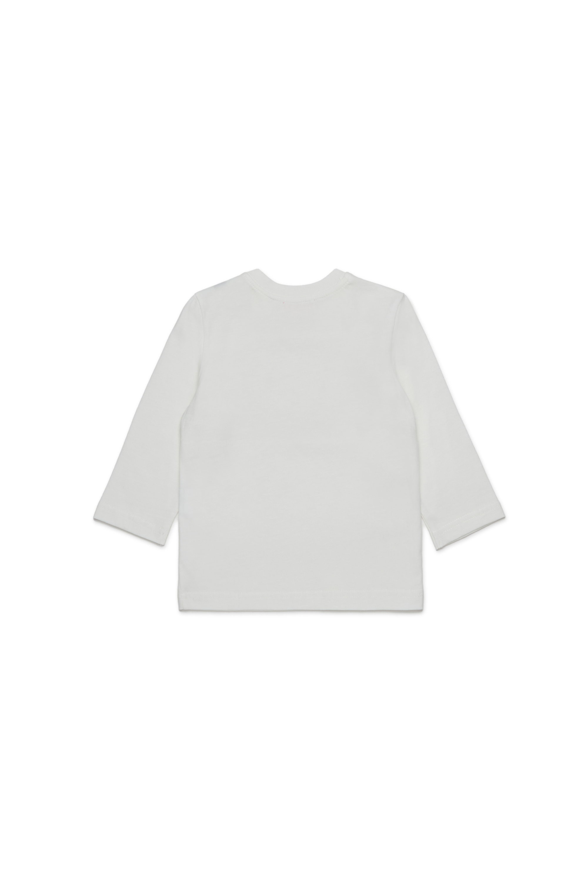 Diesel - TRULLYB, Unisex's 長袖Tシャツ in ホワイト/グリーン - 2