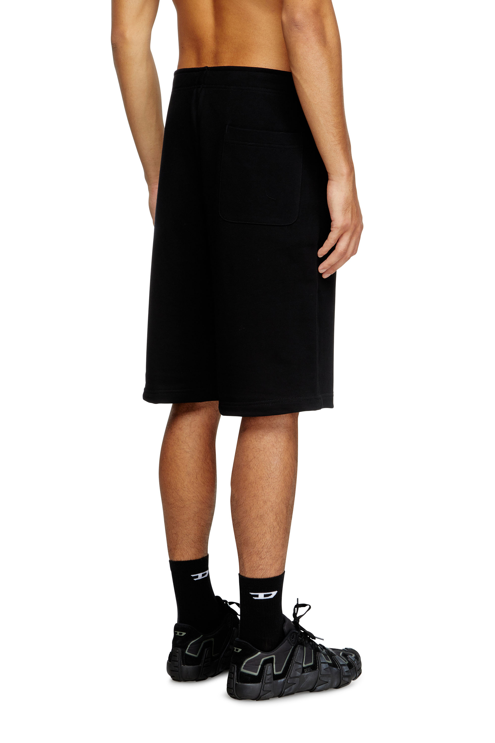 Diesel - P-MARSHY-OD, Male's ショートパンツスウェット in ブラック - 4