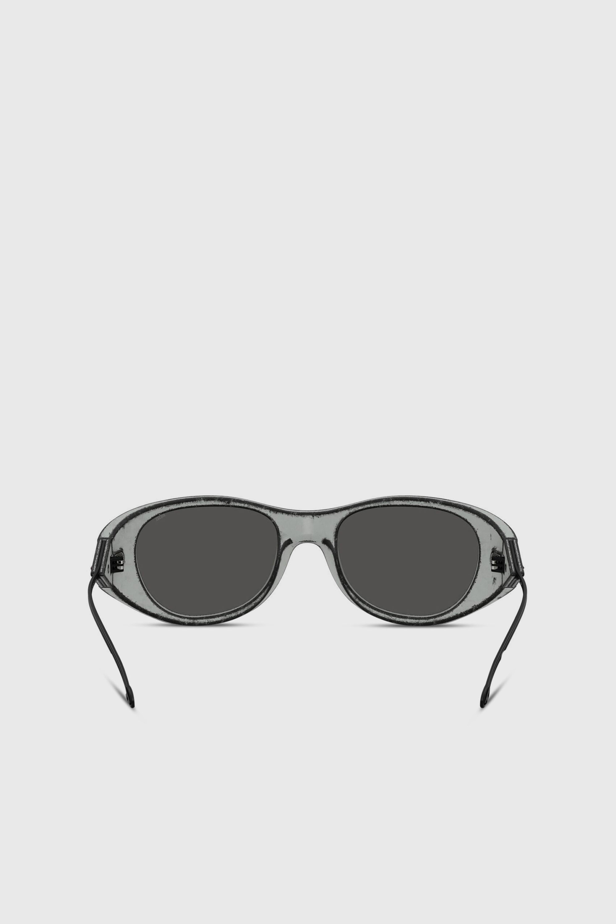 Diesel - 0DL3003, Unisex's Iconic oval sunglasses in ブラック/グレー - 3