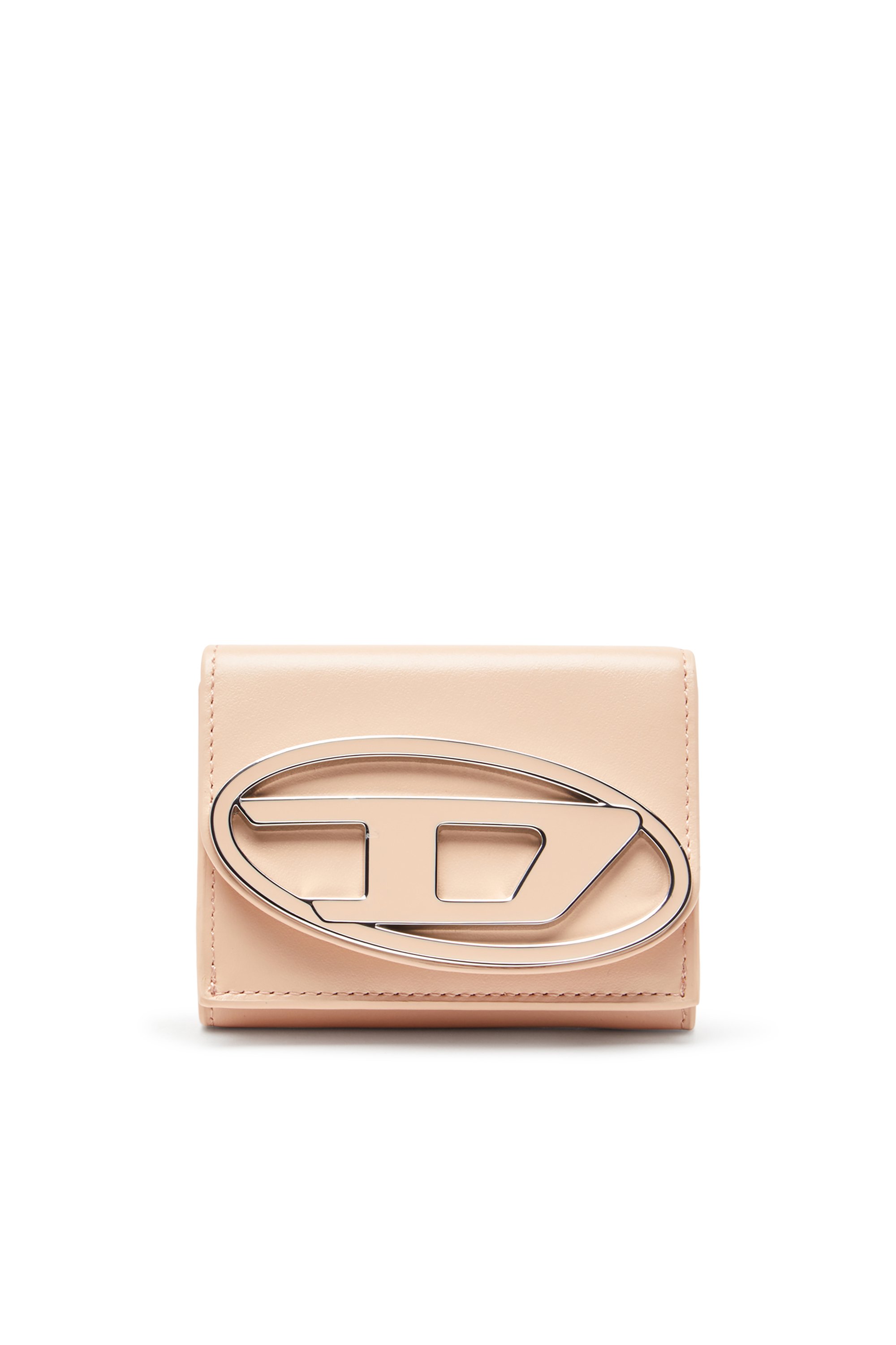 Diesel - 1DR TRI FOLD COIN XS II, Female's Tri-fold wallet in leather in ヌードカラー - 1