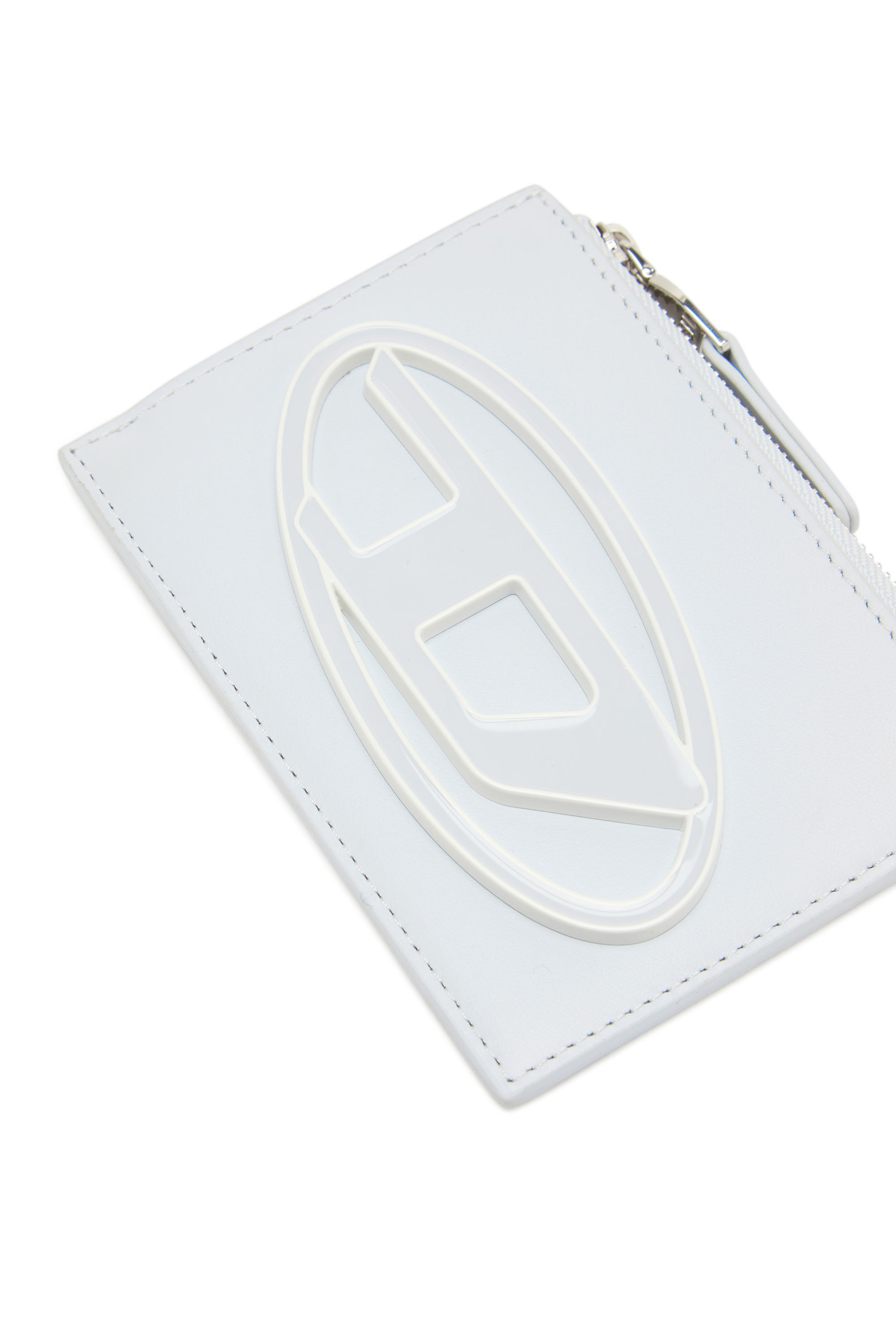 Diesel - 1DR CARD HOLDER I, Female's Card holder in pastel leather in ライトブルー - 4