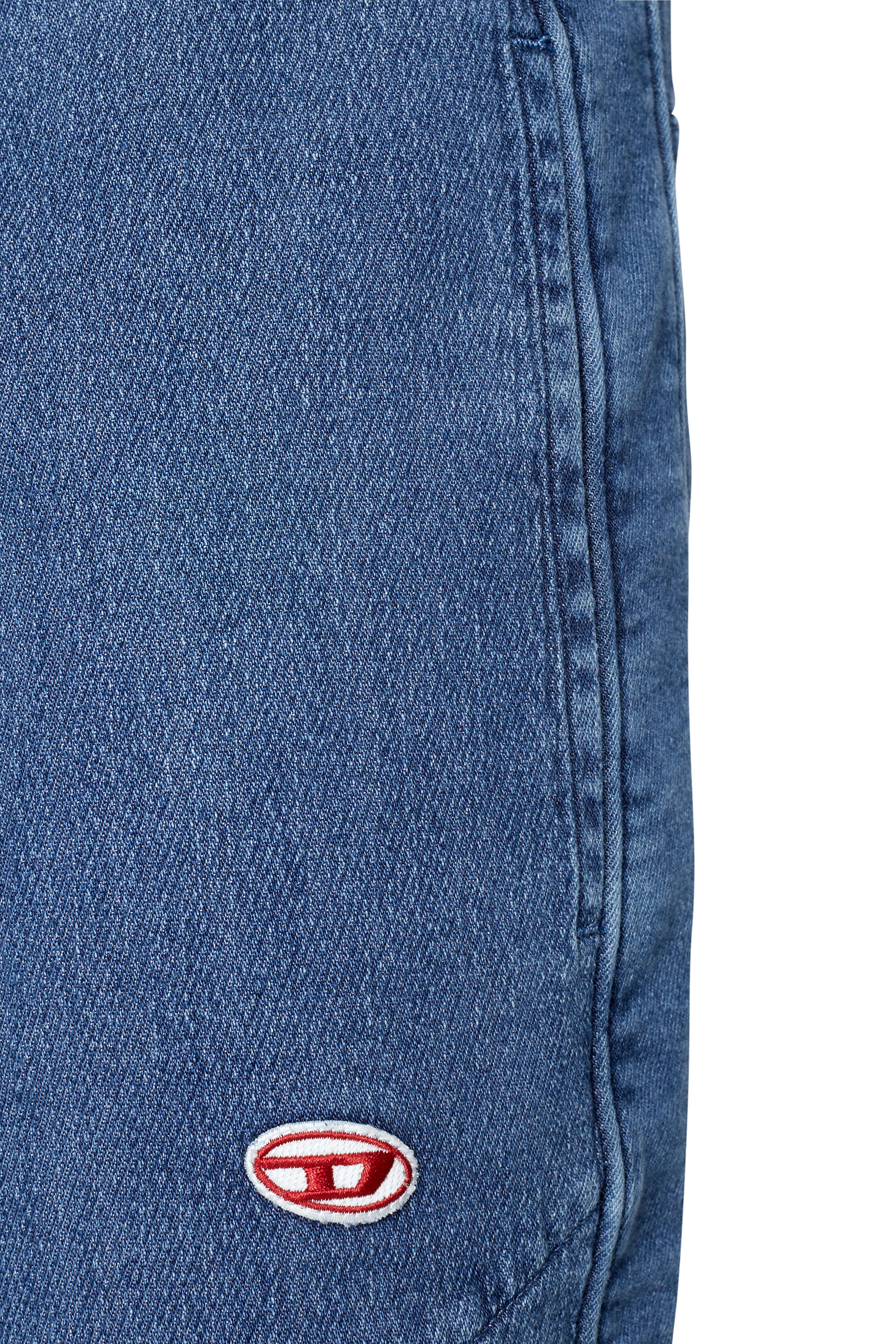 Diesel - Straight D-Martians Track Denim 09C99, ミディアムブルー - Image 3
