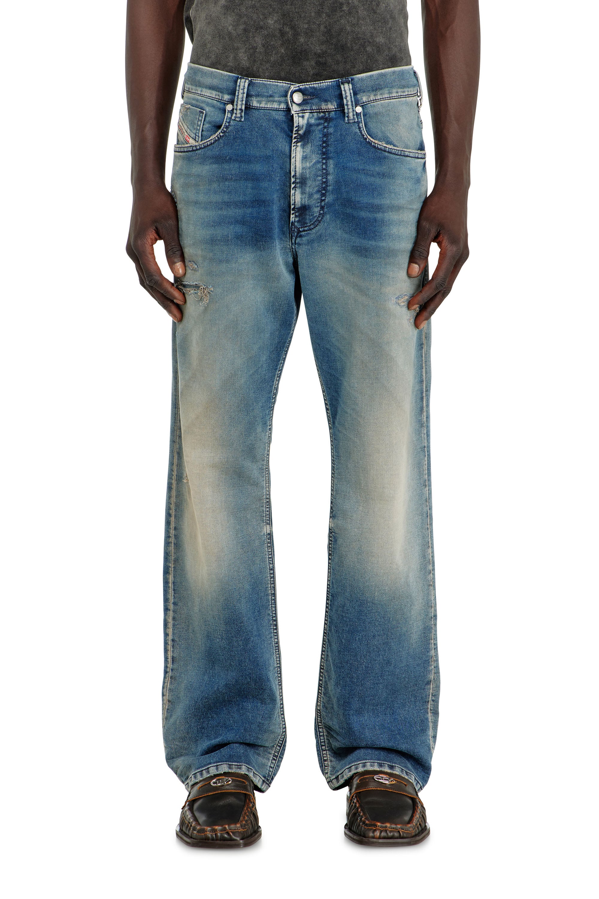 Diesel - Male's Relaxed 2080 D-Reel Joggjeans&reg; 068WY, ミディアムブルー - 2