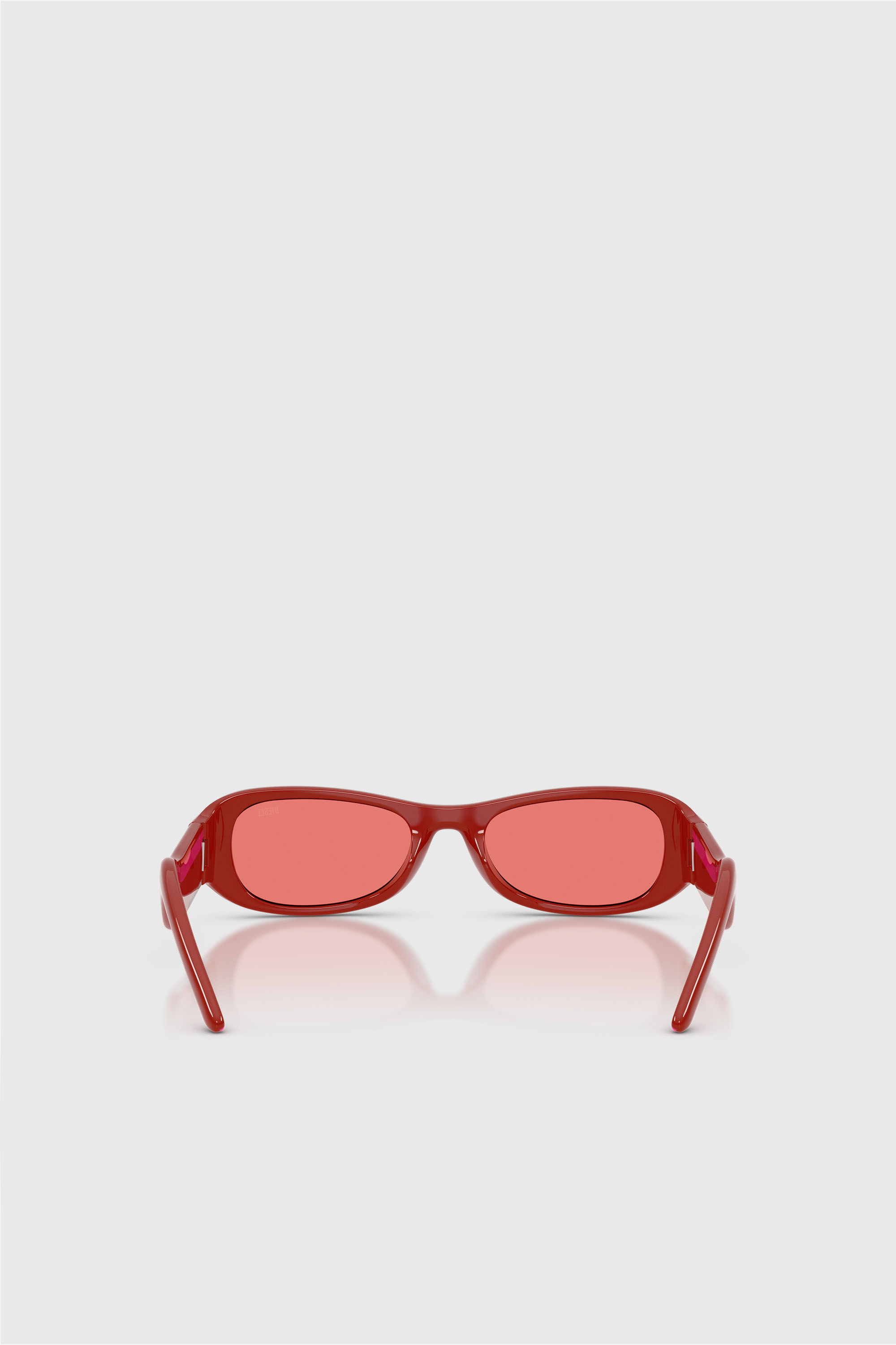 Diesel - 0DL3020U, Unisex's Pillow Sunglasses in レッド - 4