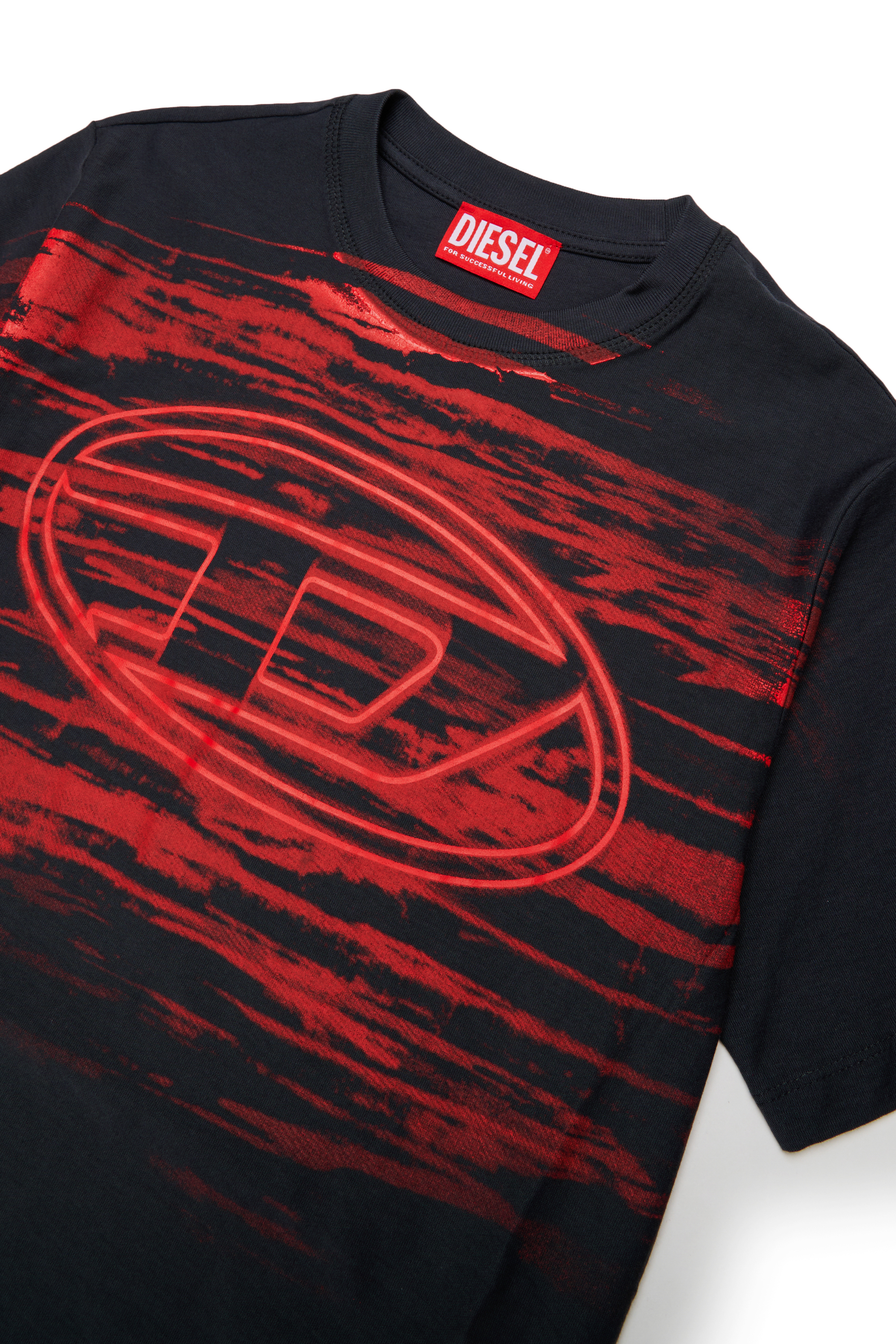 Diesel - TFRIT OVER, Male's Tシャツ in ブラック - 3