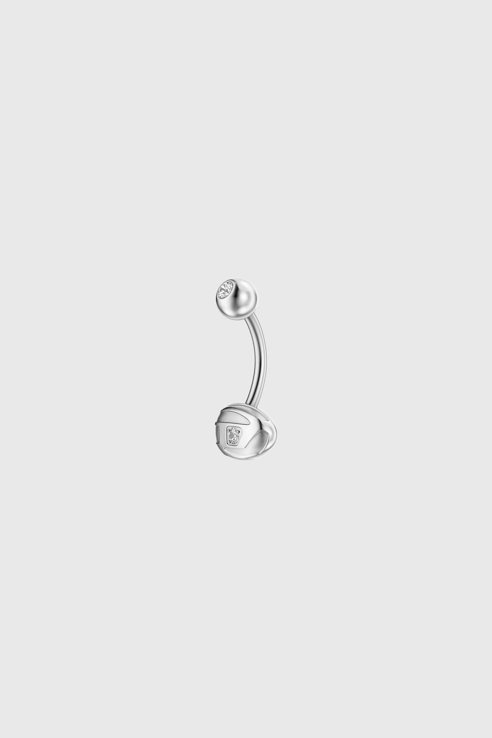 Diesel - DX1698040 JEWELLERY, Unisex's Stainless steel navel body jewelry in シルバー - 1