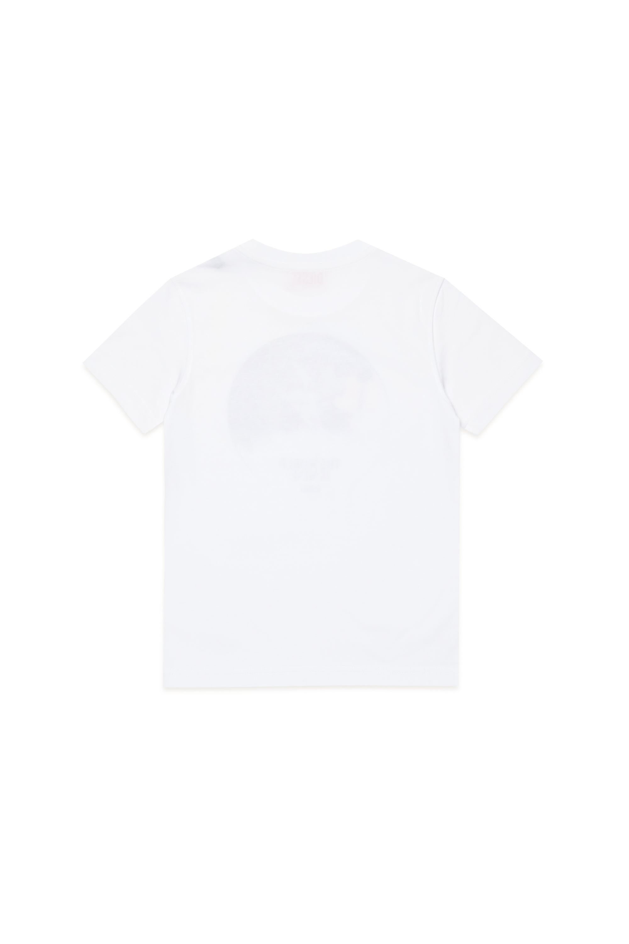 Diesel - TDIEGORL4, Male's T-shirt with globe logo in ホワイト - 2