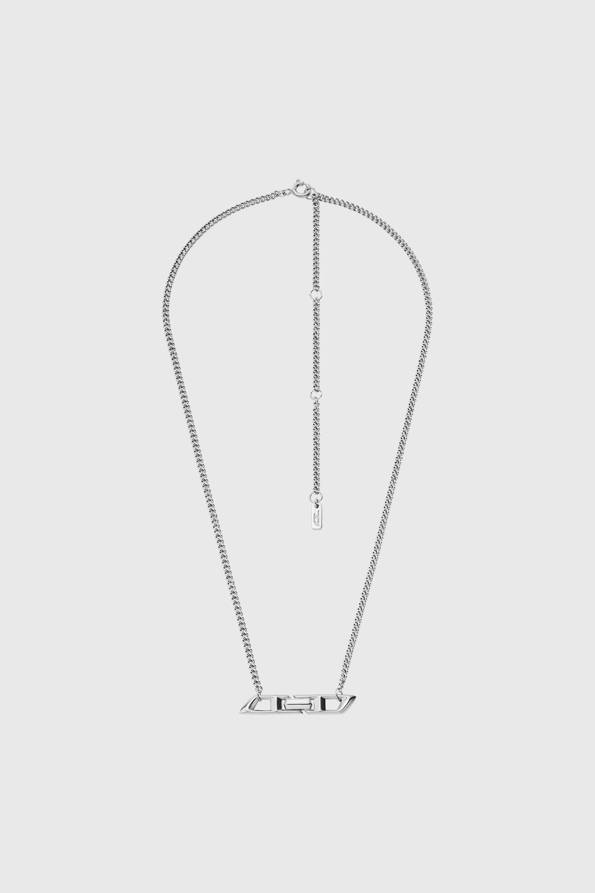 Diesel - DL1351040 STERLING SILVER JEWEL, Unisex's ネックレス in シルバー - 1