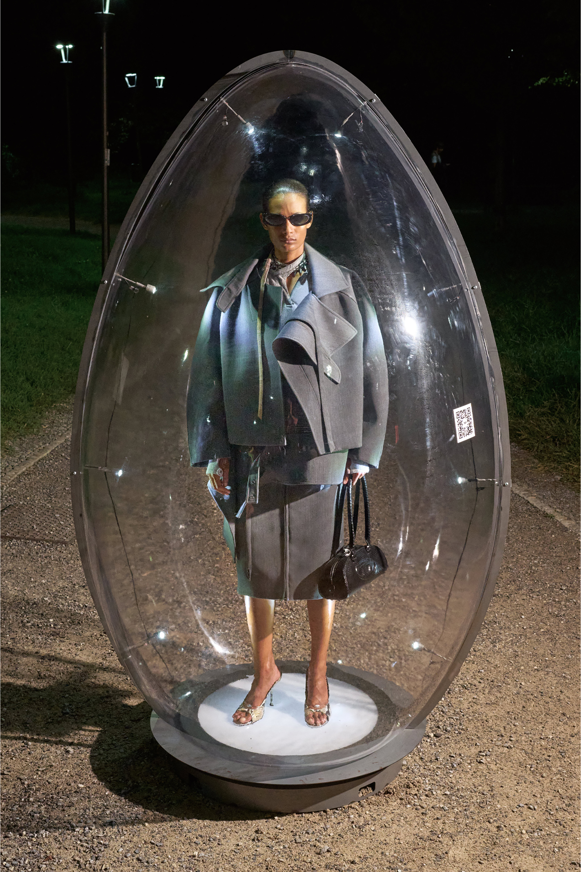 Diesel - O-RICE, Female's Tailored midi pencil skirt with biker straps in null - 6