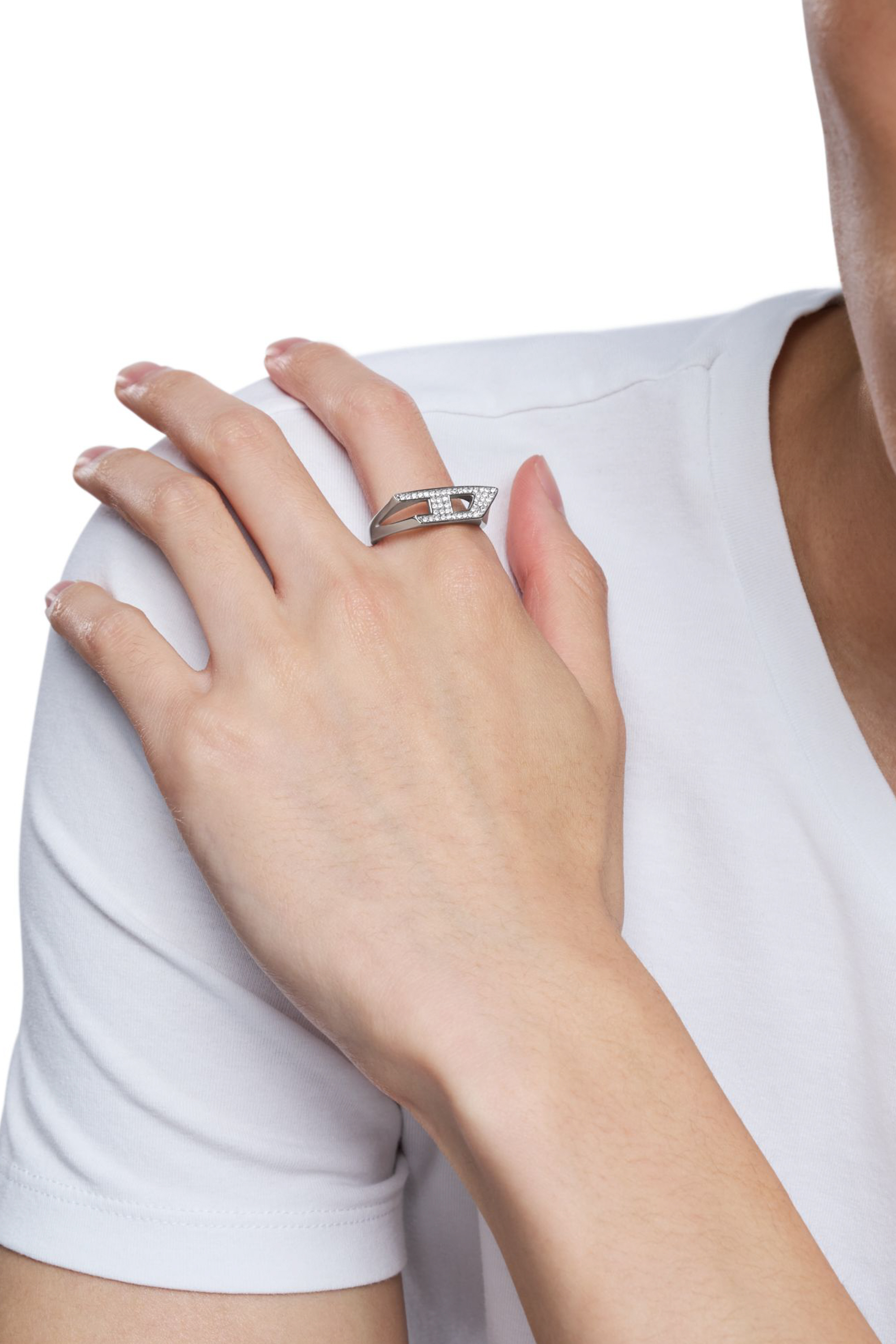 Diesel - DX1629040 JEWELLERY, Unisex's リング in シルバー - 6