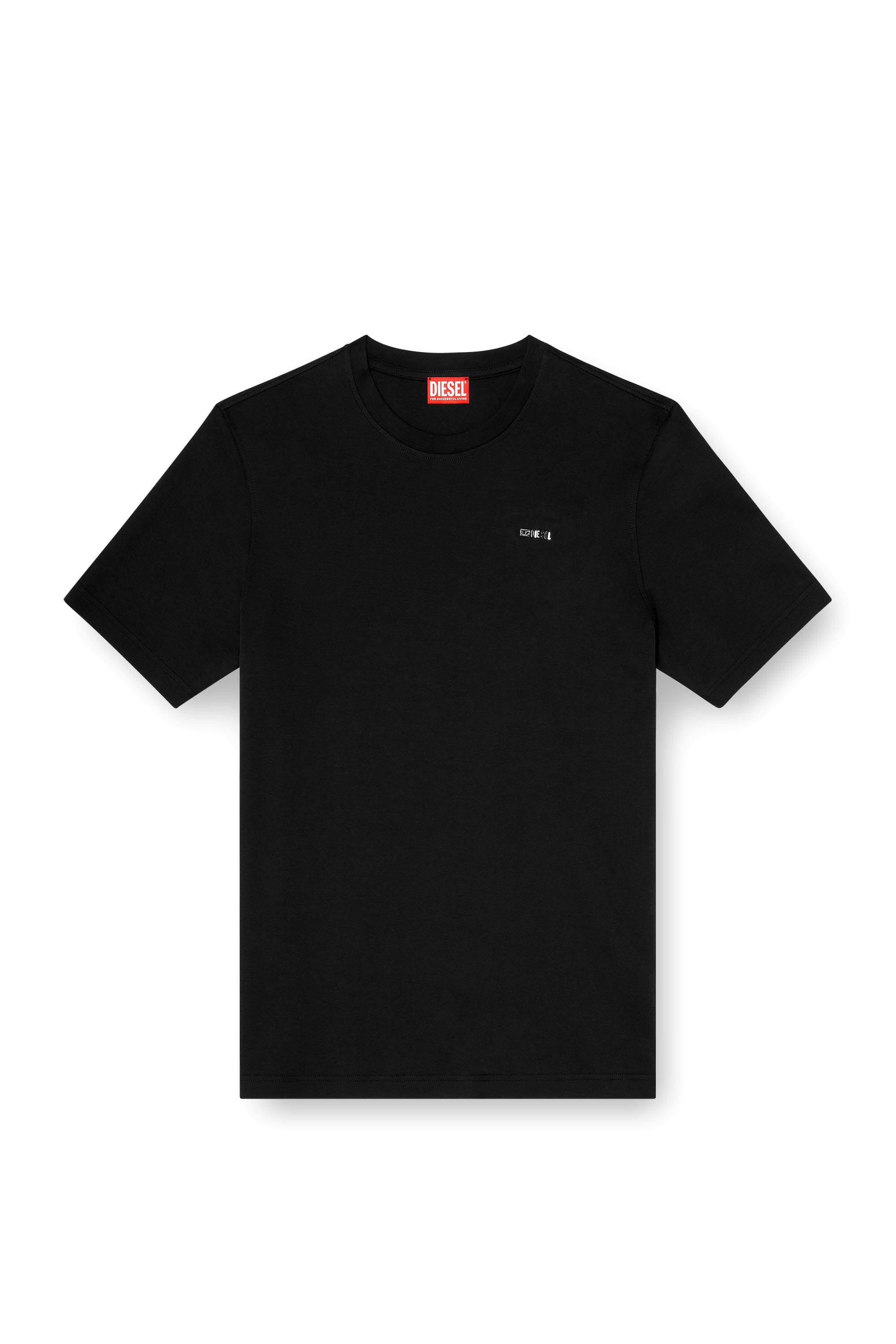 Diesel - T-ADJUST-MET, Male's Tシャツ in ブラック - 3