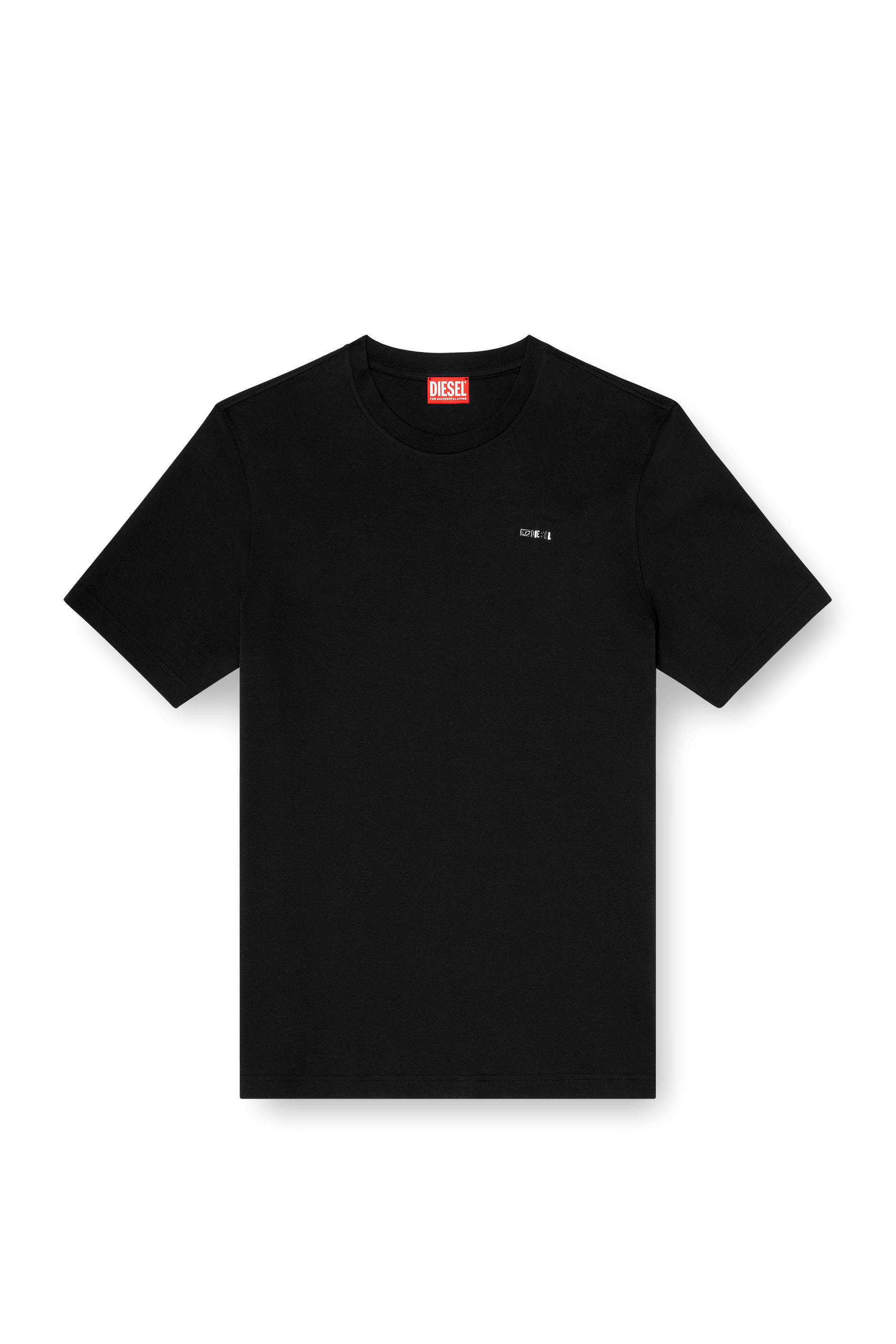 Diesel - T-ADJUST-MET, Male's Tシャツ in ブラック - 2