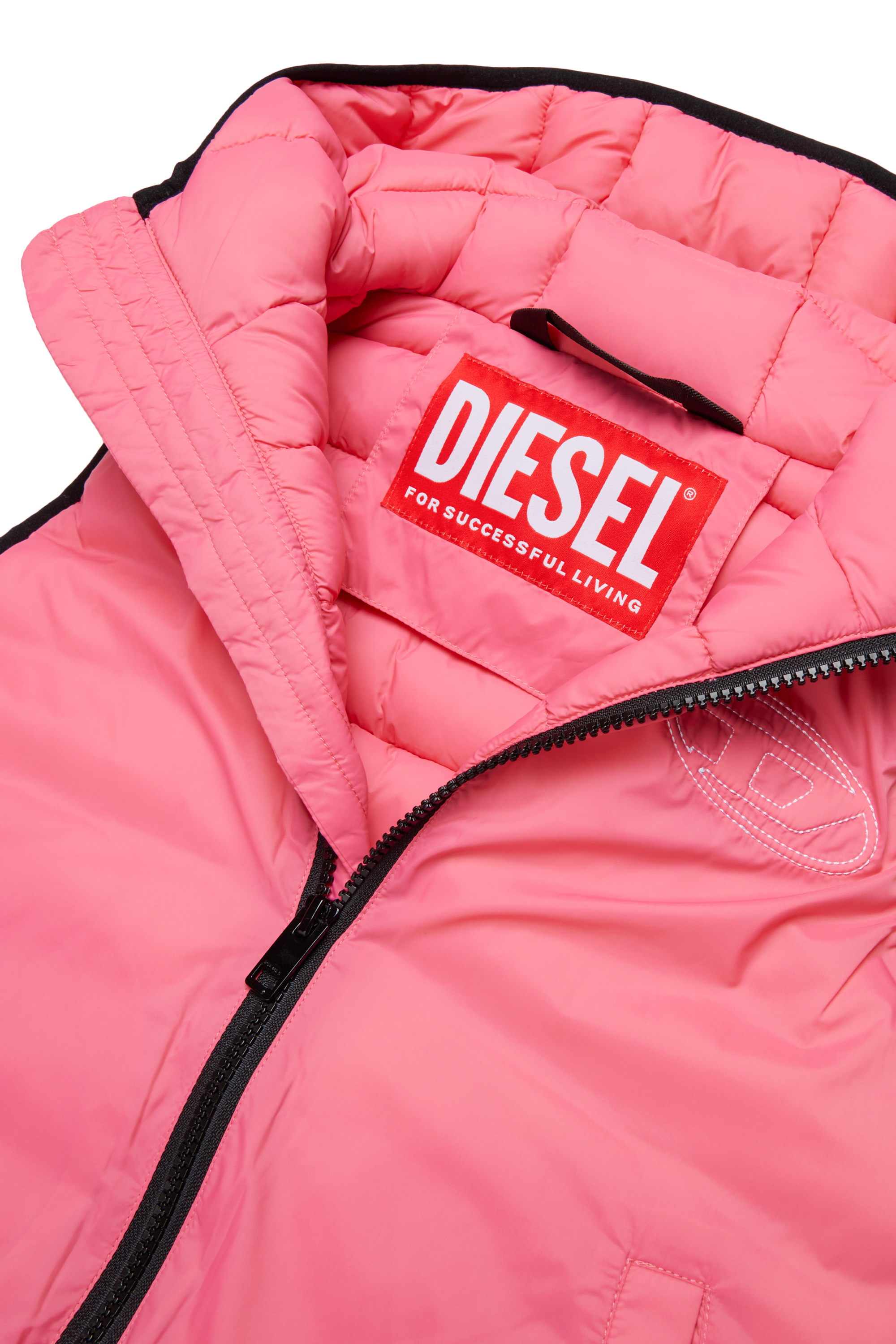 Diesel - JOSIP, Unisex's ベスト in ピンク / ホワイト - 3