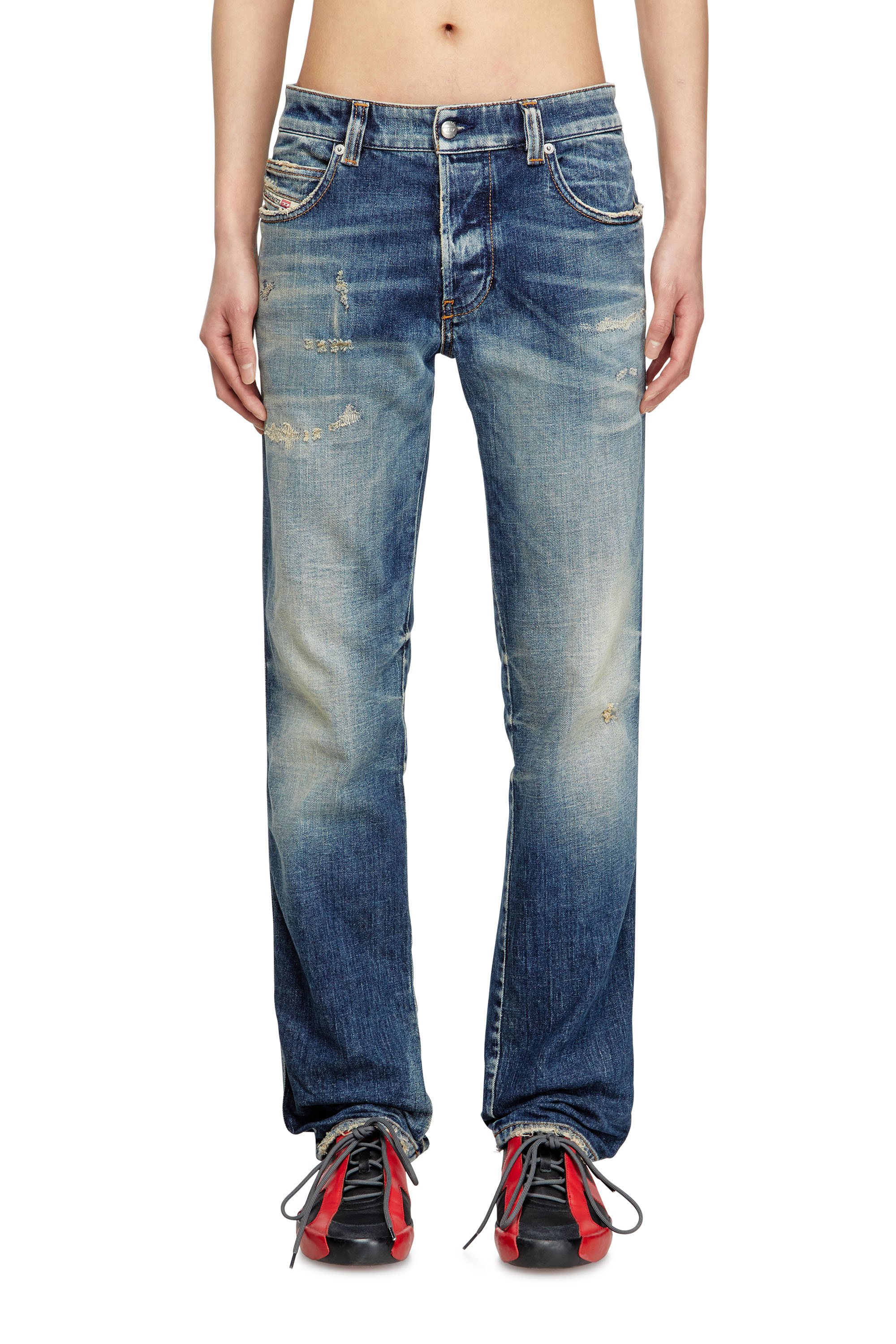 Diesel - Male's Slim Jeans 1993 D-Vyl 09M55, ダークブルー - 1