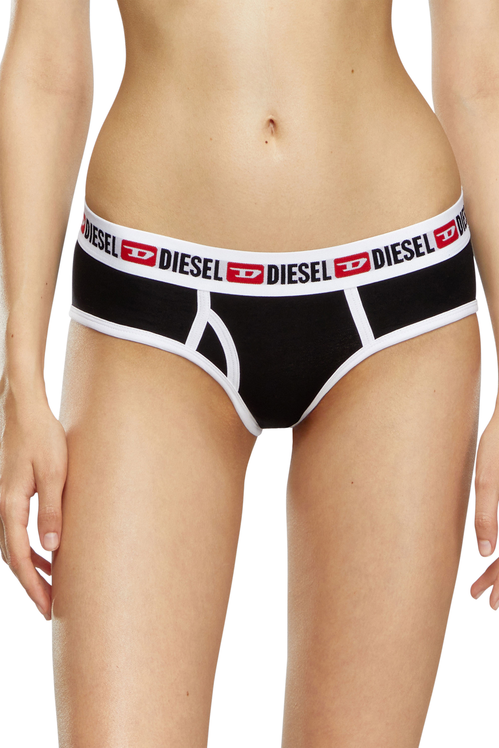 Diesel - UFPN-OXY-THREEPACK, Female's 3パックショーツ in ブラック/レッド - 2