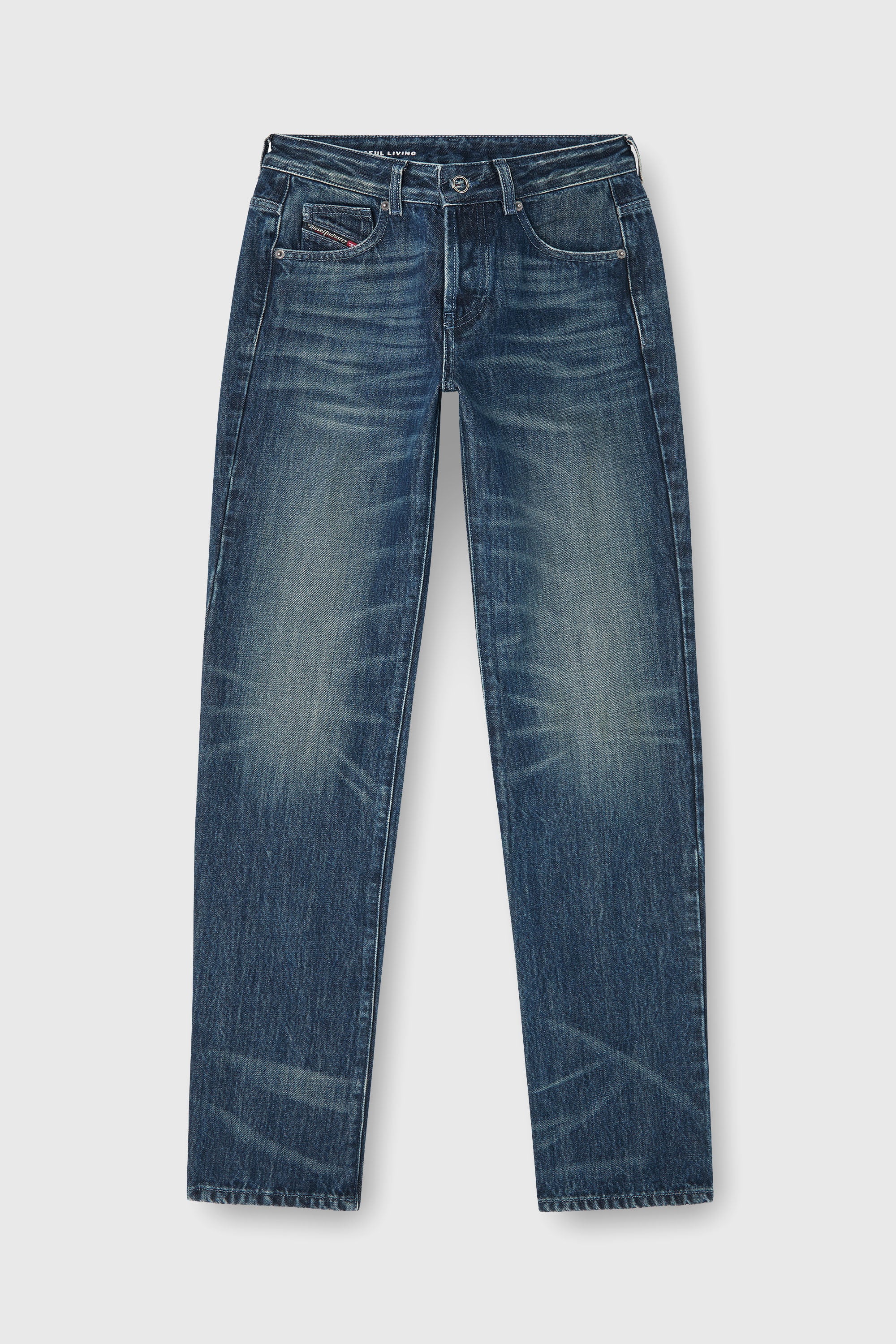 Diesel - Female's Regular Jeans D-Heel 007FZ, ダークブルー - 2