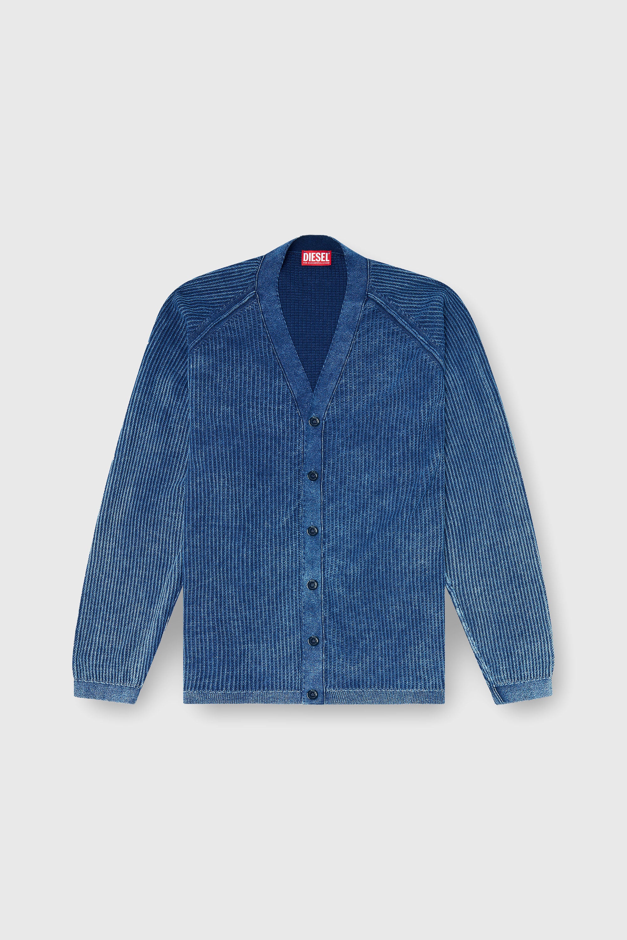Diesel - K-SCIMI, Male's カーディガン in ミディアムブルー - 2
