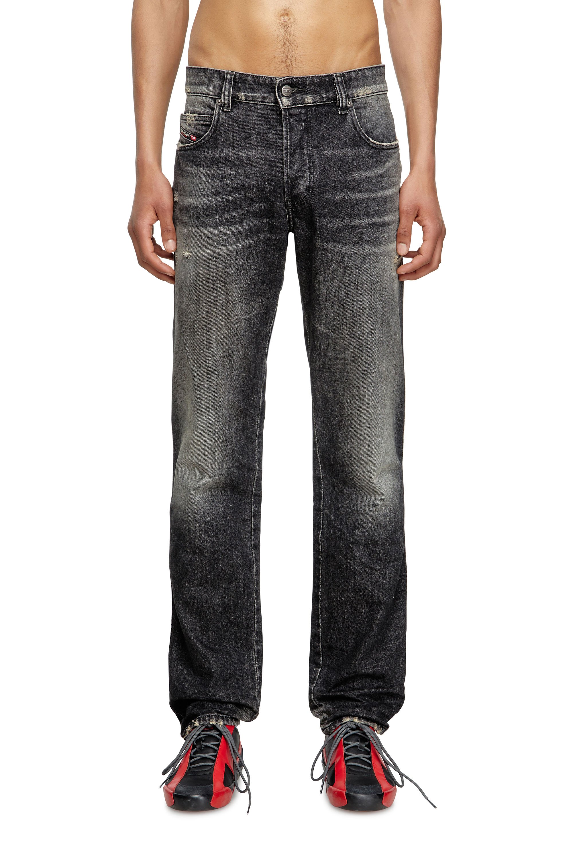 Diesel - Male's Slim Jeans 1993 D-Vyl 09M54, ブラック/ダークグレー - 1