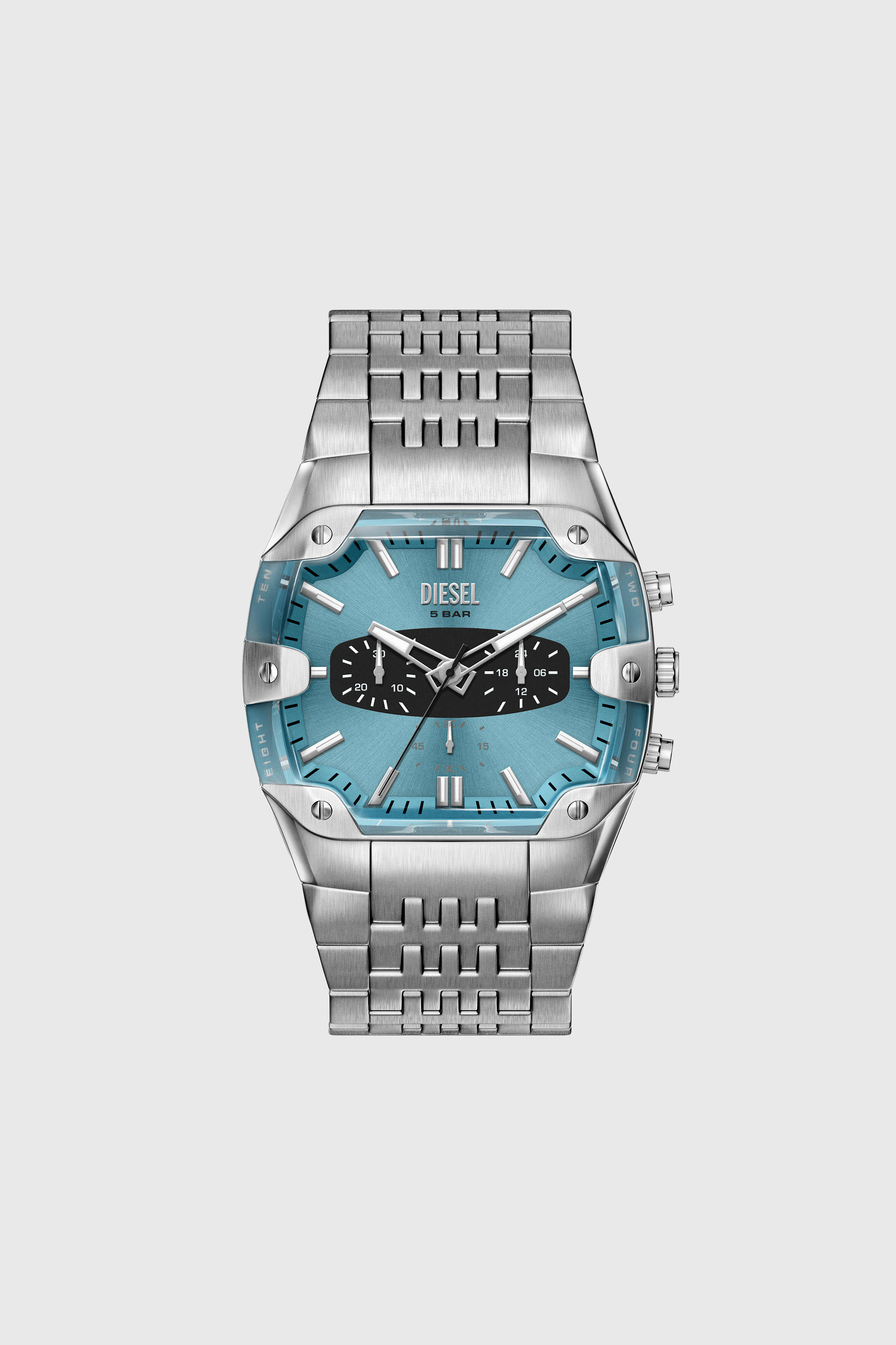 Diesel - DZ4725 WATCH, Male's 時計 in シルバー - 1